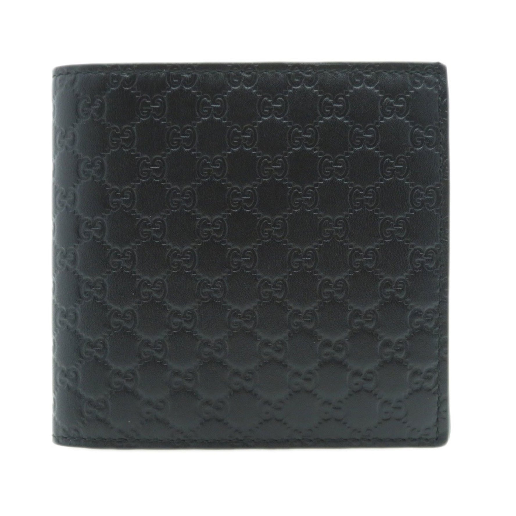 Gucci Microsima Outlet Bi-fold Wallet Calfskin