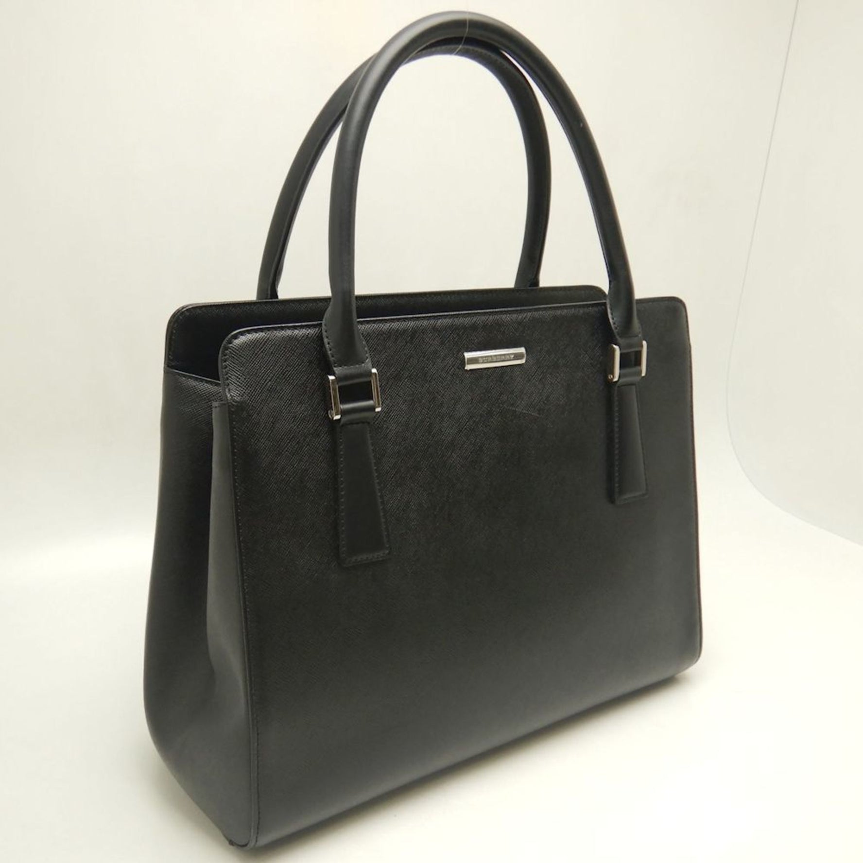 BURBERRY Handbag Saffiano Leather