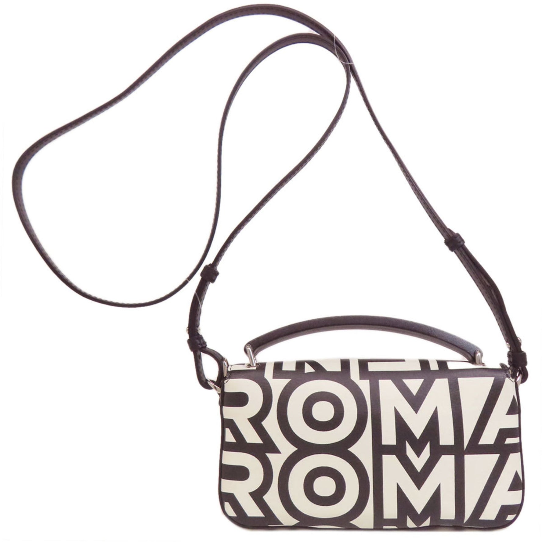 Fendi and Marc Jacobs collaboration Baguette phone pouch, handbag in calfskin