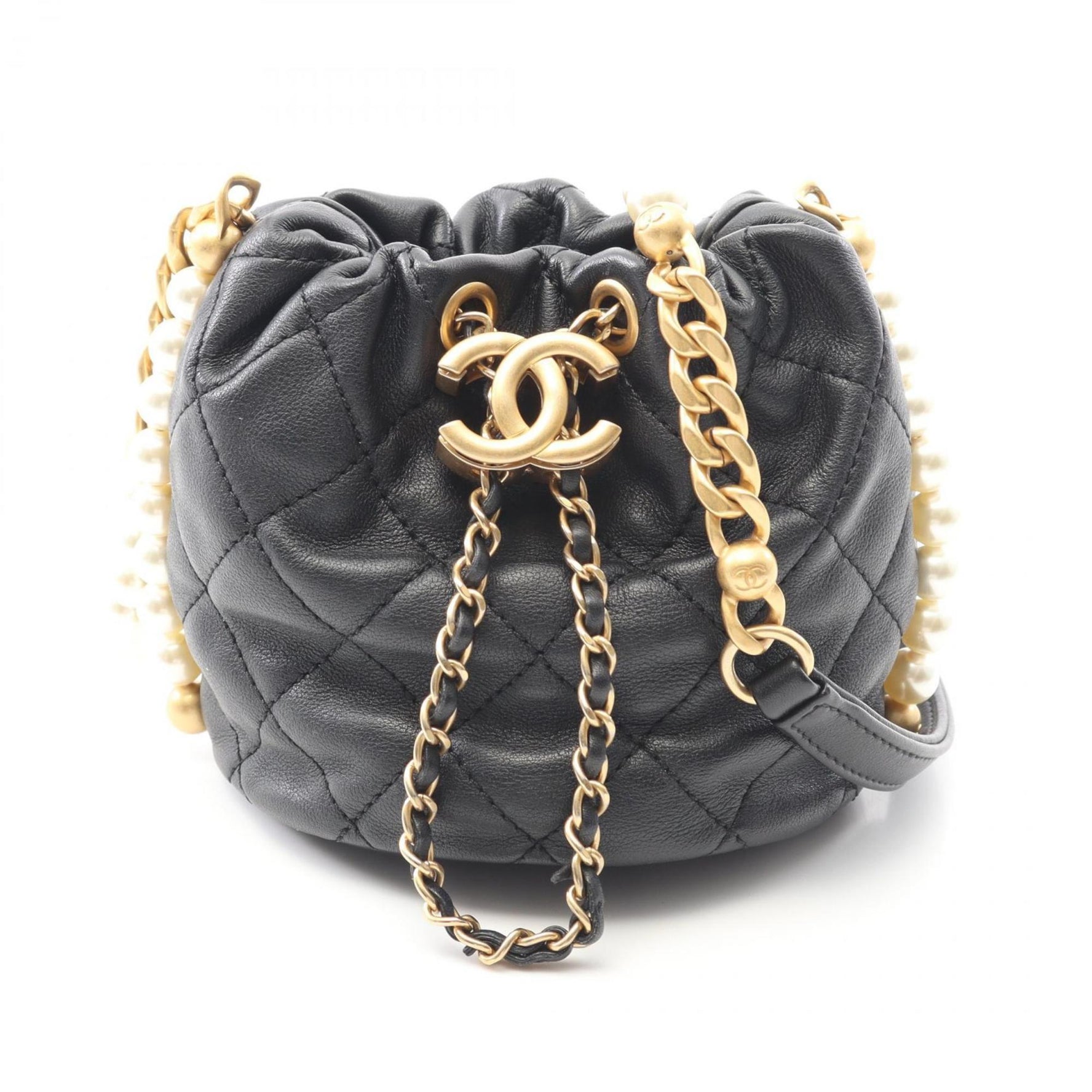 CHANEL Matelasse Shoulder Bag, Lambskin Leather