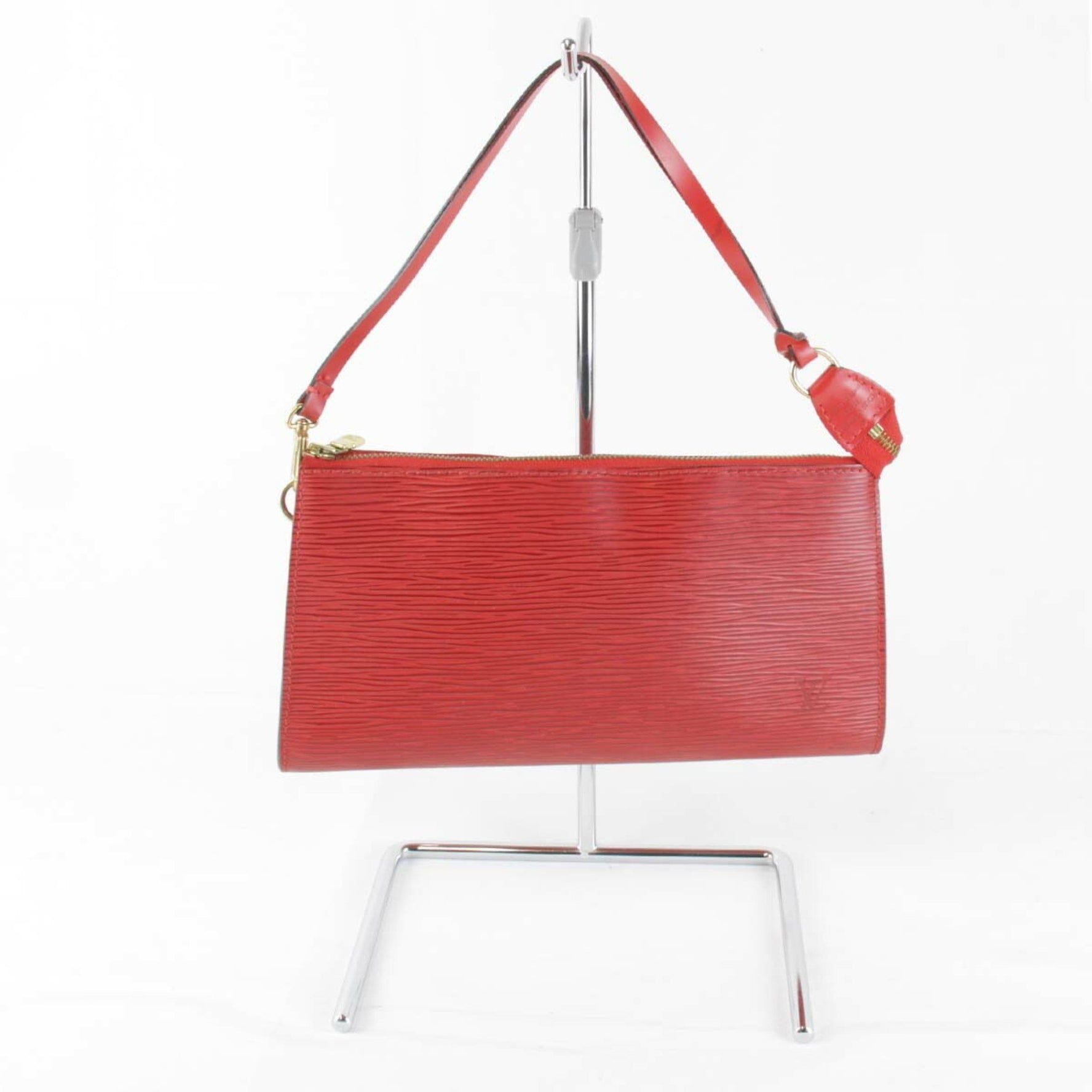Louis Vuitton Pochette Accessoires Pouch Epi Leather Red