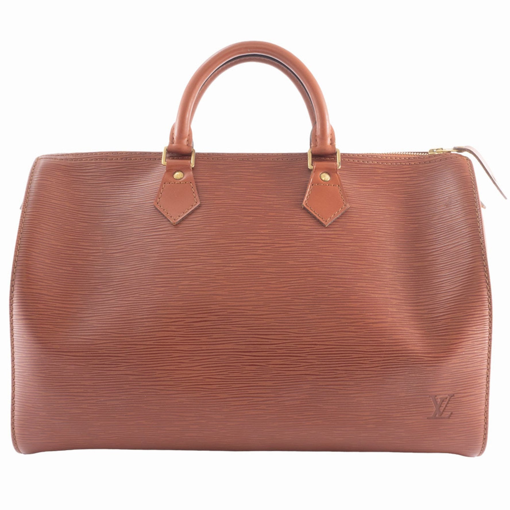 Louis Vuitton Speedy 35 Boston Bag Epi Leather Kenya Brown Handbag