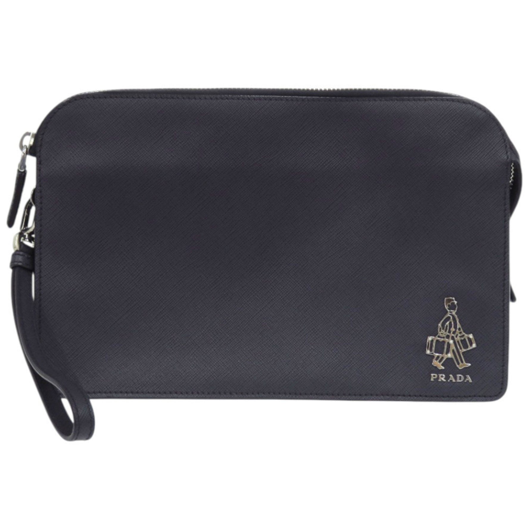 Prada Clutch Bag Saffiano Second 0450