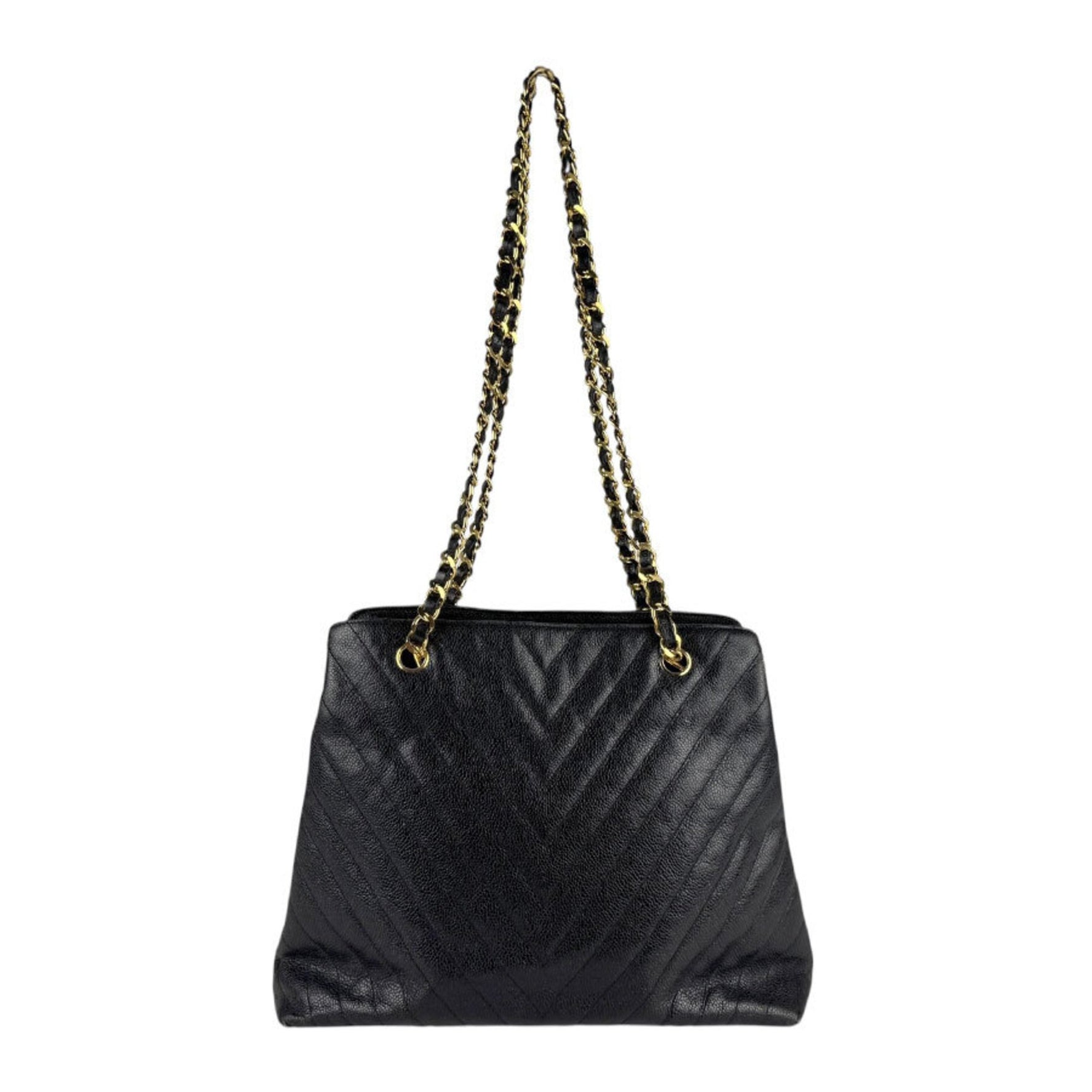 CHANEL Shoulder Bag, V-Stitch, Caviar Leather