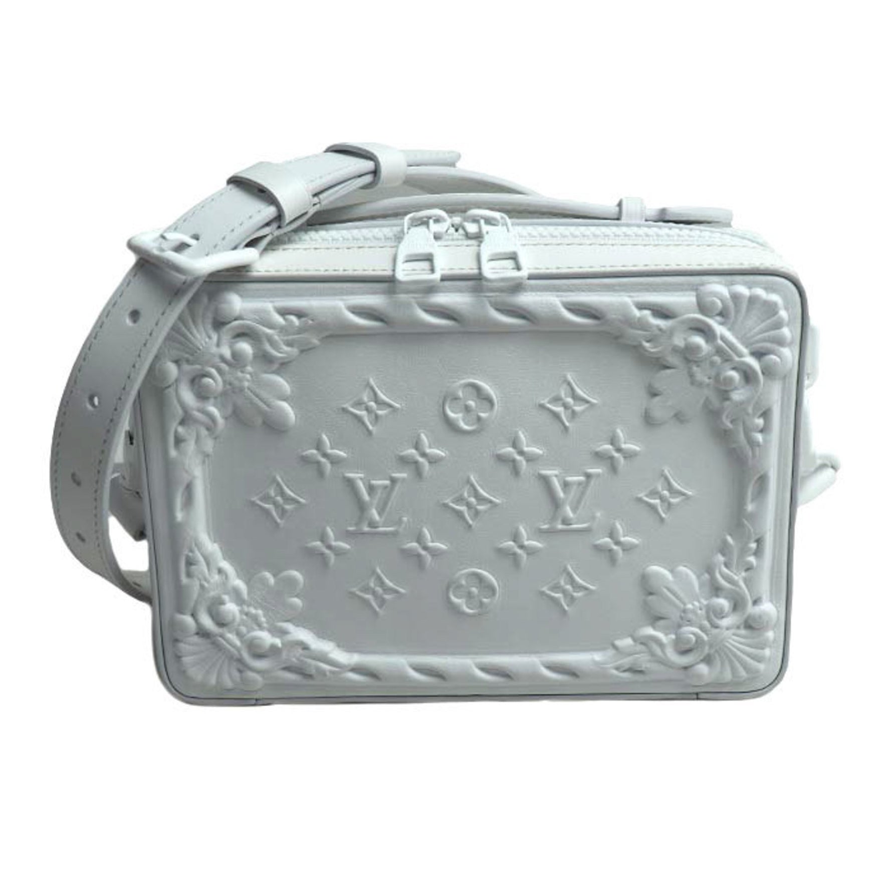 LOUIS VUITTON LV Ornament Soft Trunk Shoulder Bag IC Unisex