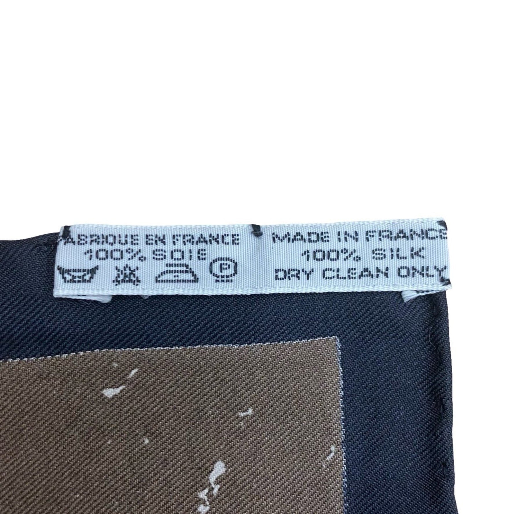 HERMES Vintage Carré 90 "PIERRES d'ORIENT et d'OCCIDENT" Silk Scarf with Eastern and Western Stonework, Black Multicolor