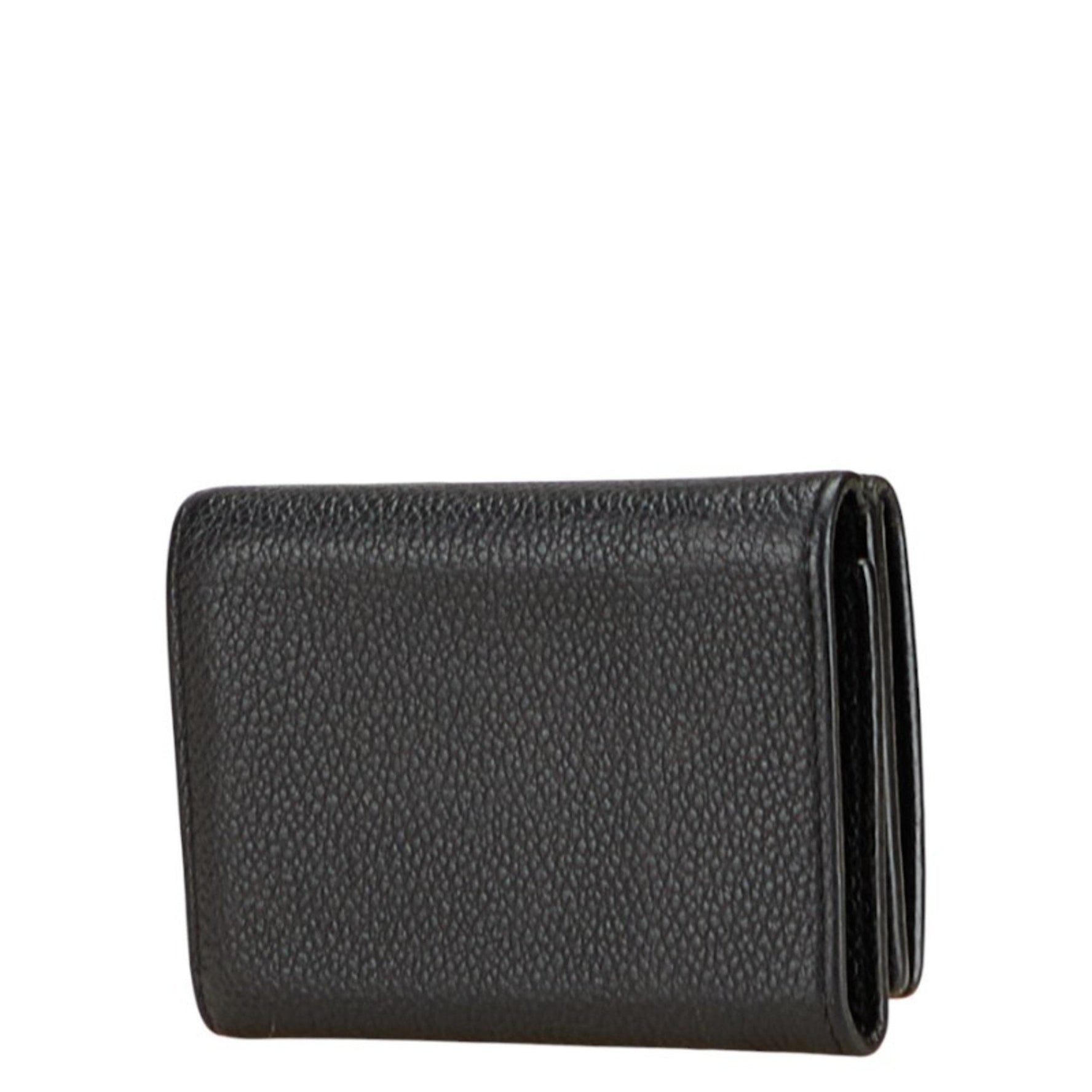 Saint Laurent Tiny Wallet, Compact Tri-fold Leather, SAINT LAURENT