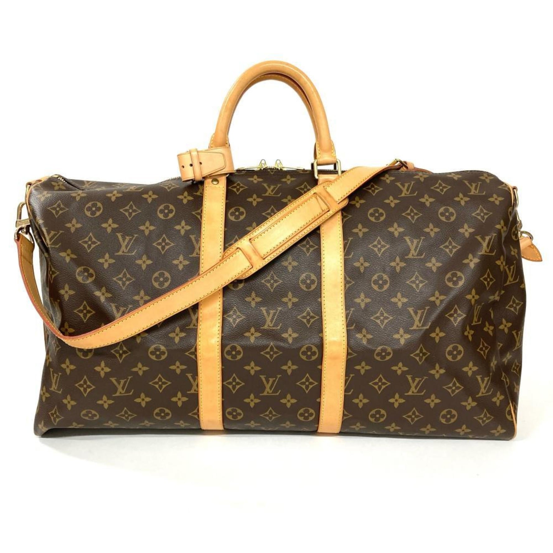 Louis Vuitton Keepall 55 Boston Bag in Monogram Canvas
