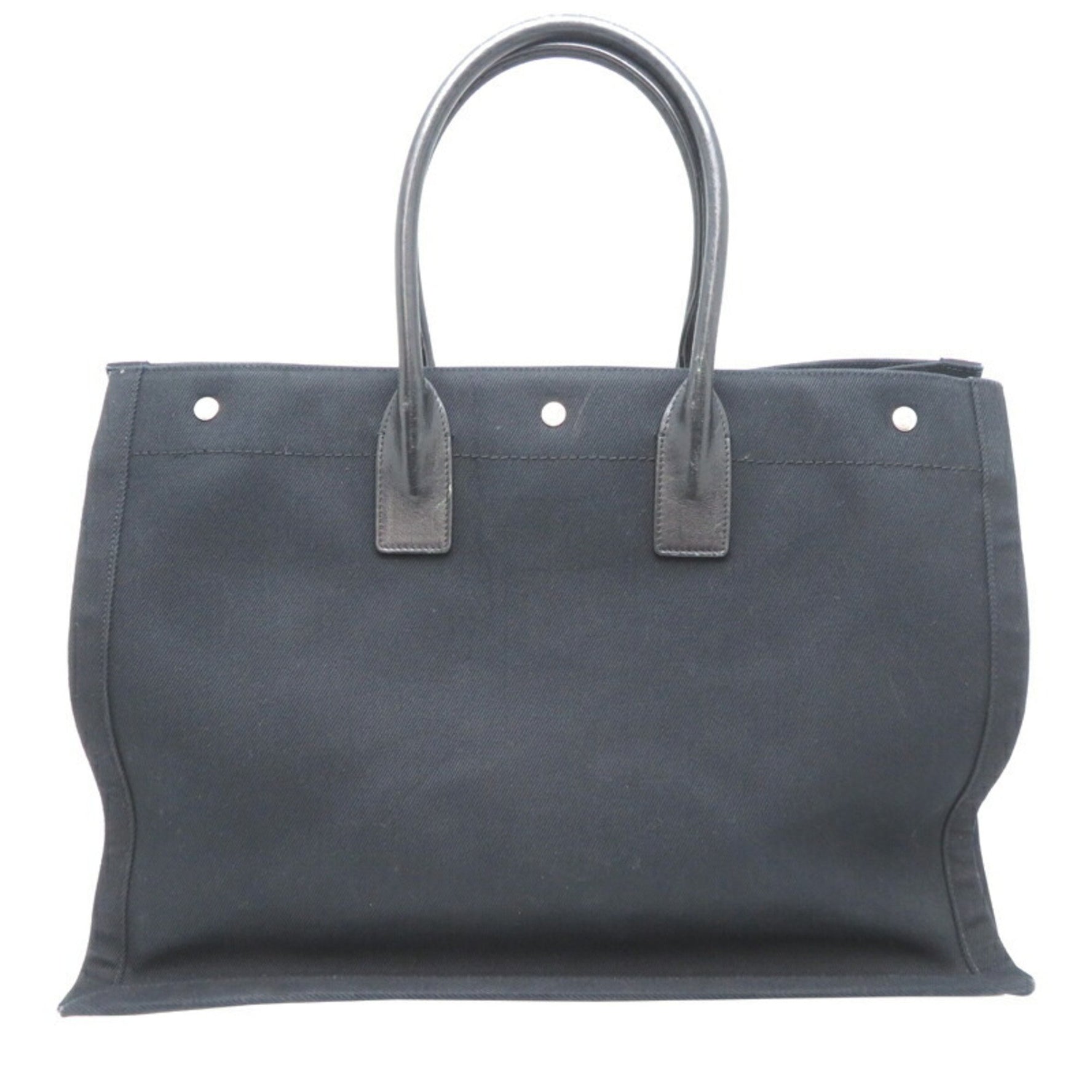 Saint Laurent Rive Gauche and Men's Tote Bag Cotton