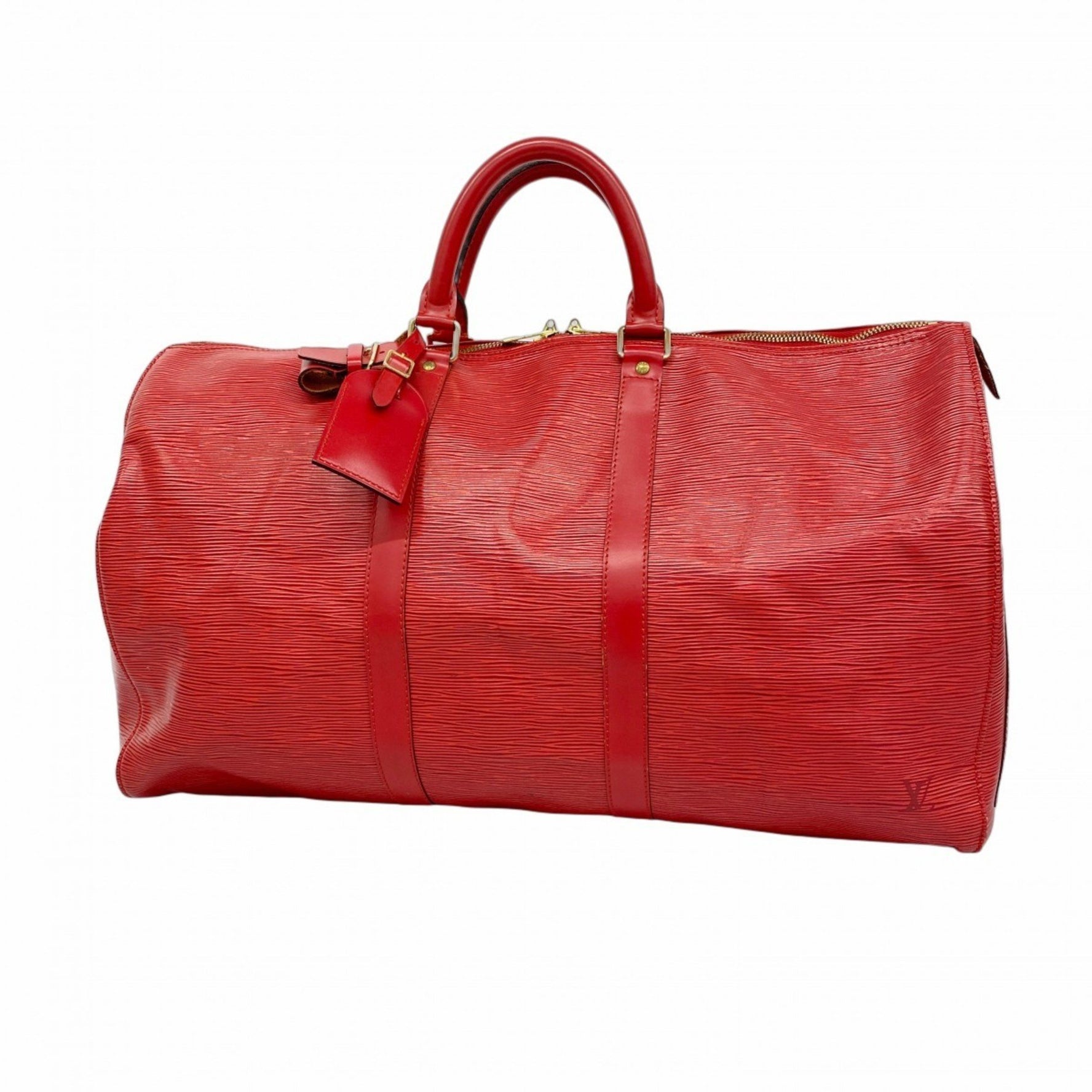 Louis Vuitton Epi Keepall 50 Boston Bag Castilian Red Men's/Women's