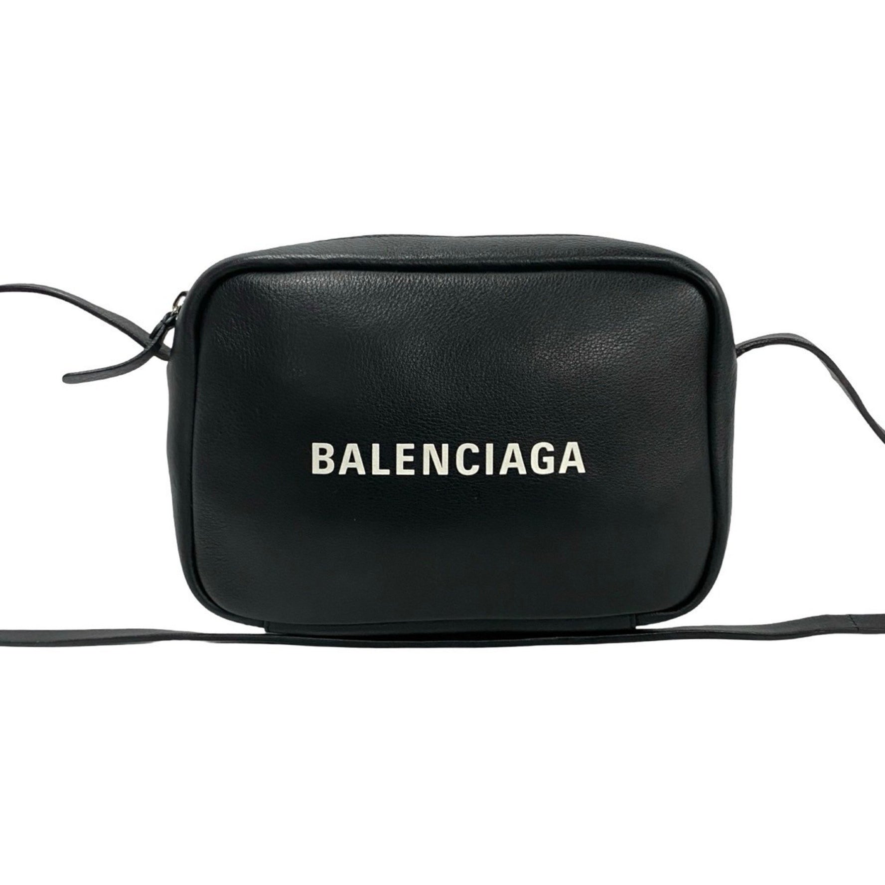 BALENCIAGA Everyday Camera Bag, Genuine Leather Mini Shoulder Pochette, 04269