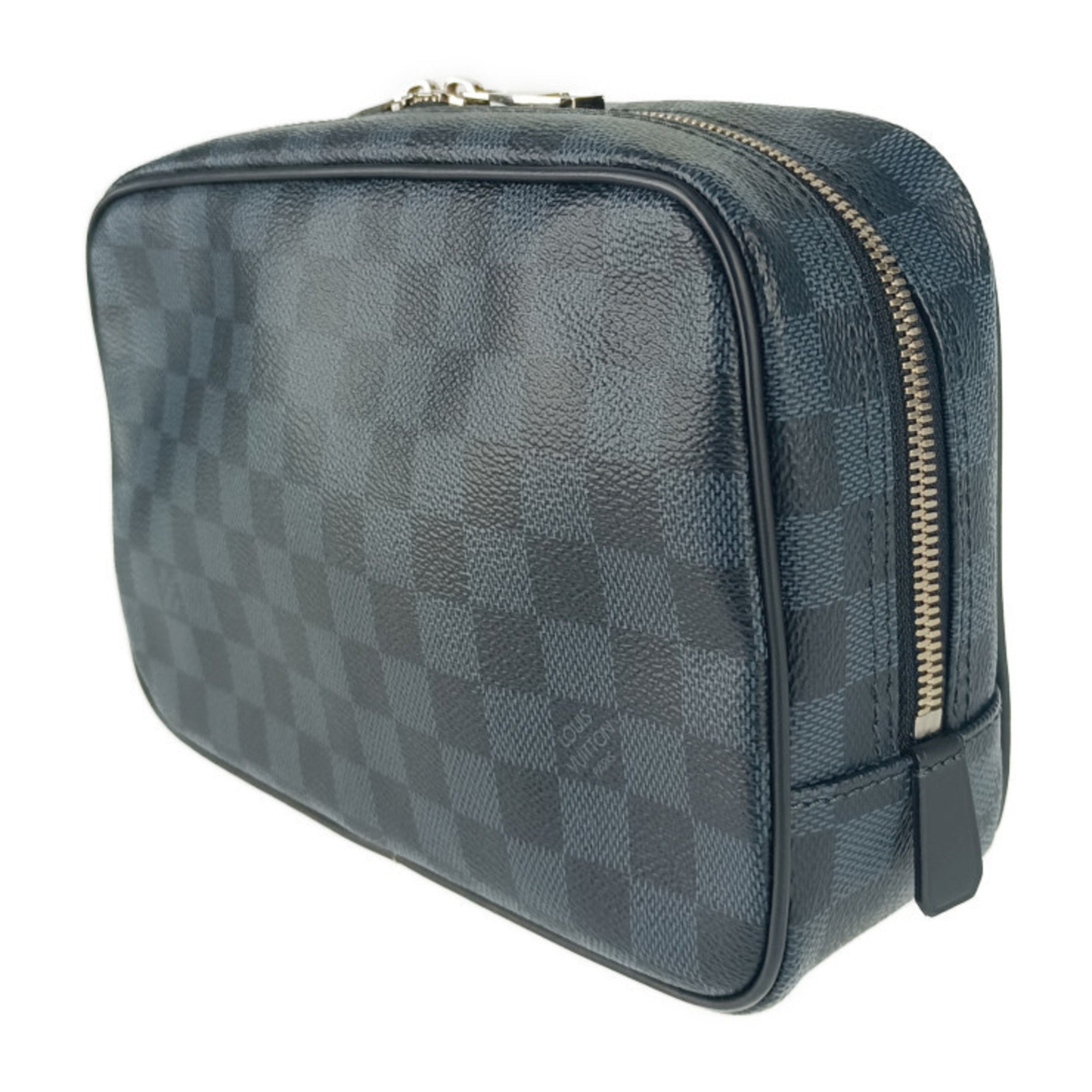Louis Vuitton Second Bag Truss Toilette GM Navy Damier Cobalt Canvas Men's Pouch Clutch