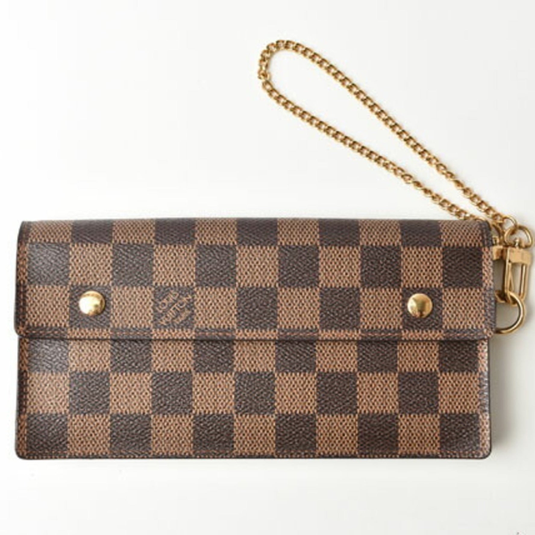 Louis Vuitton Wallet Chain Long Portefeuille Accordeon Damier