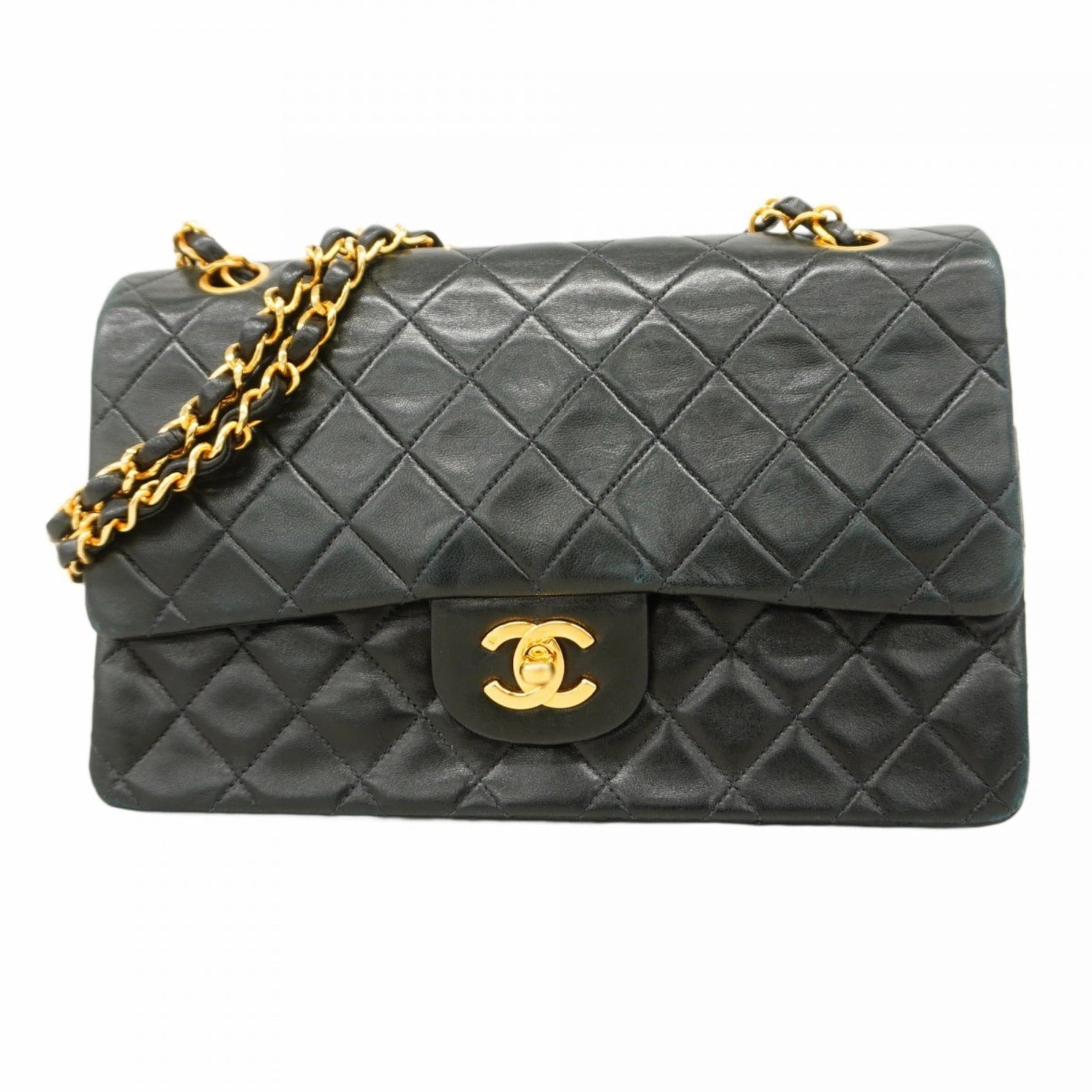 Chanel Matelasse Shoulder Bag with Double Flap and Chain, Lambskin
