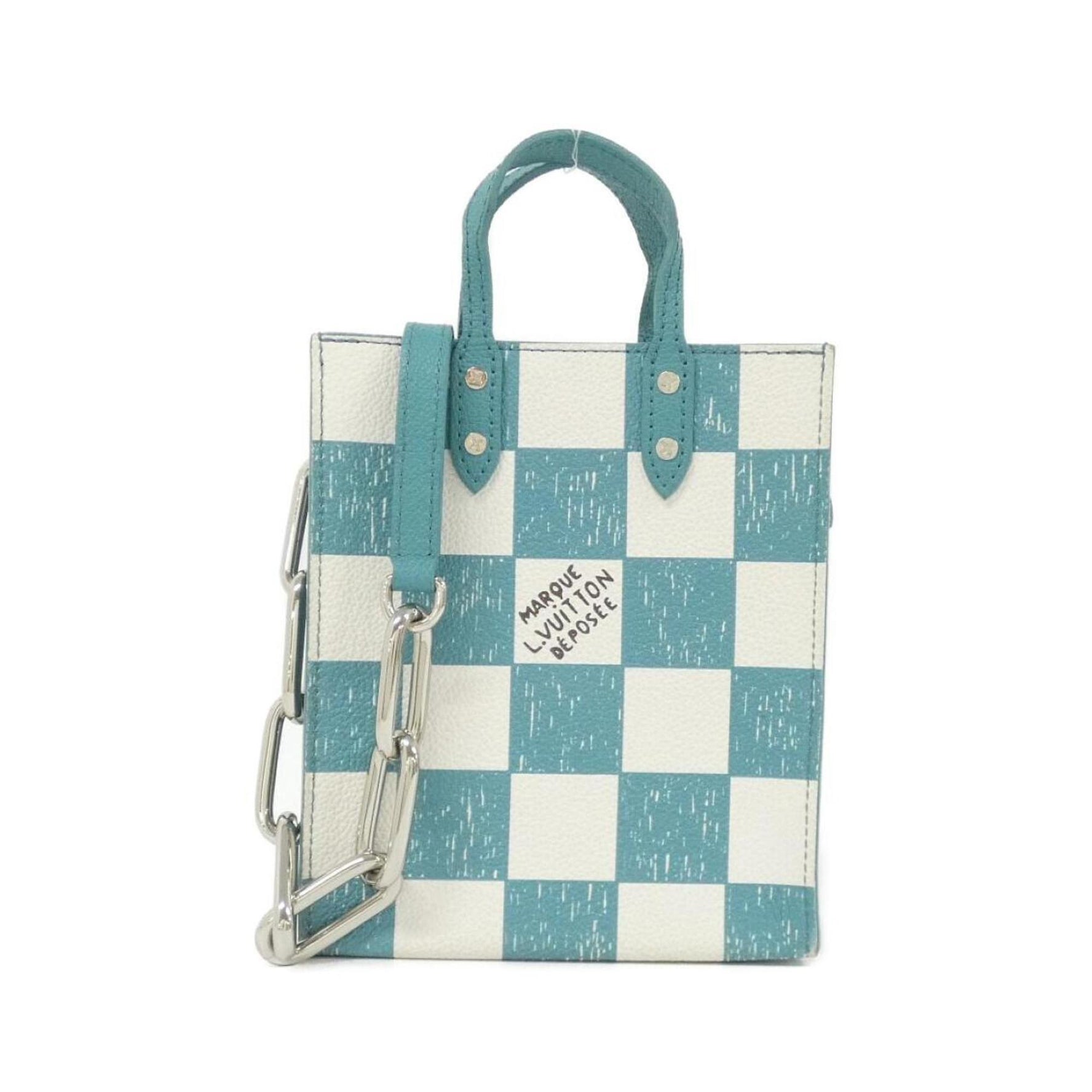 Louis Vuitton Damier Checkerboard Sac Plat XS Handbag