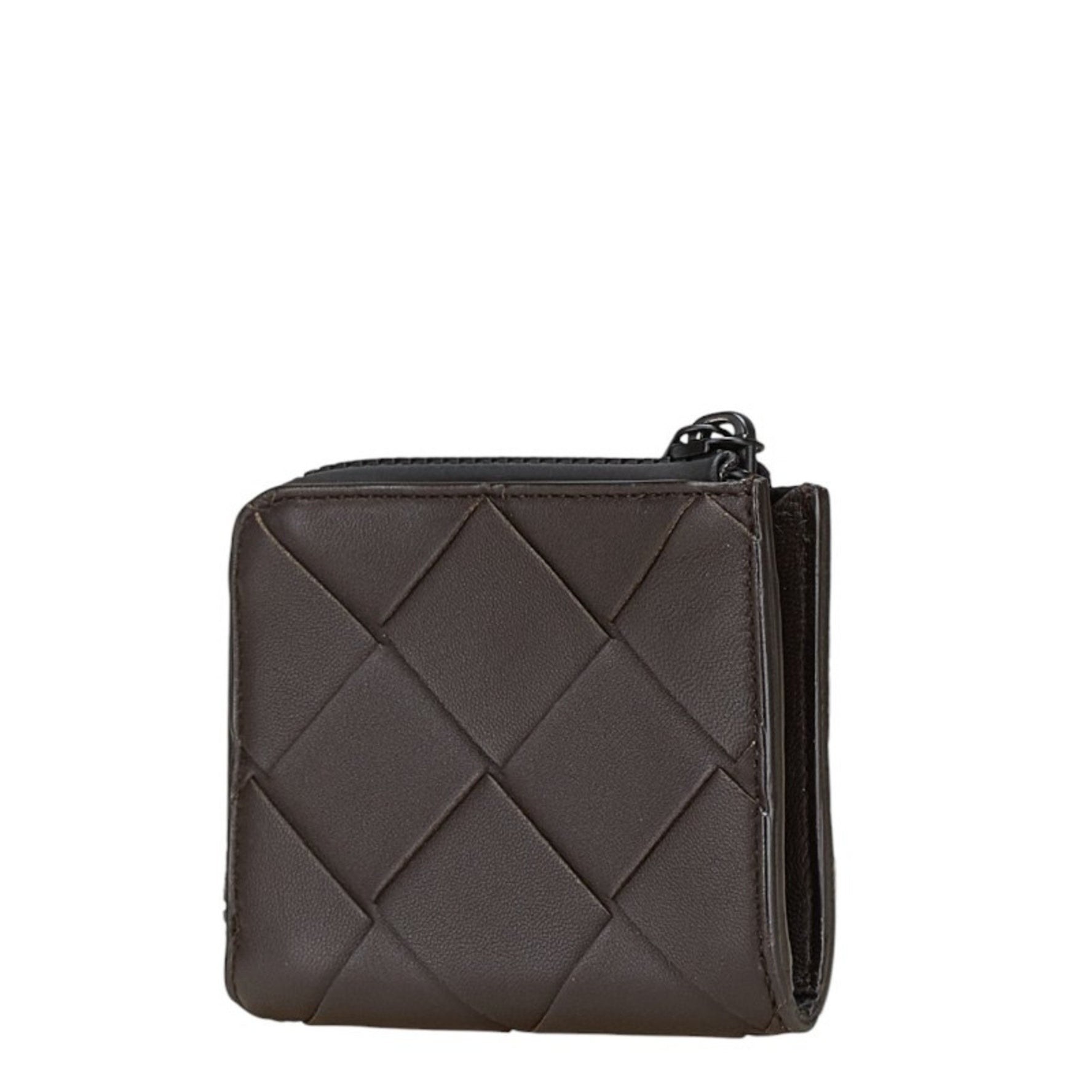 Bottega Veneta Maxi Intrecciato Coin Case in Leather