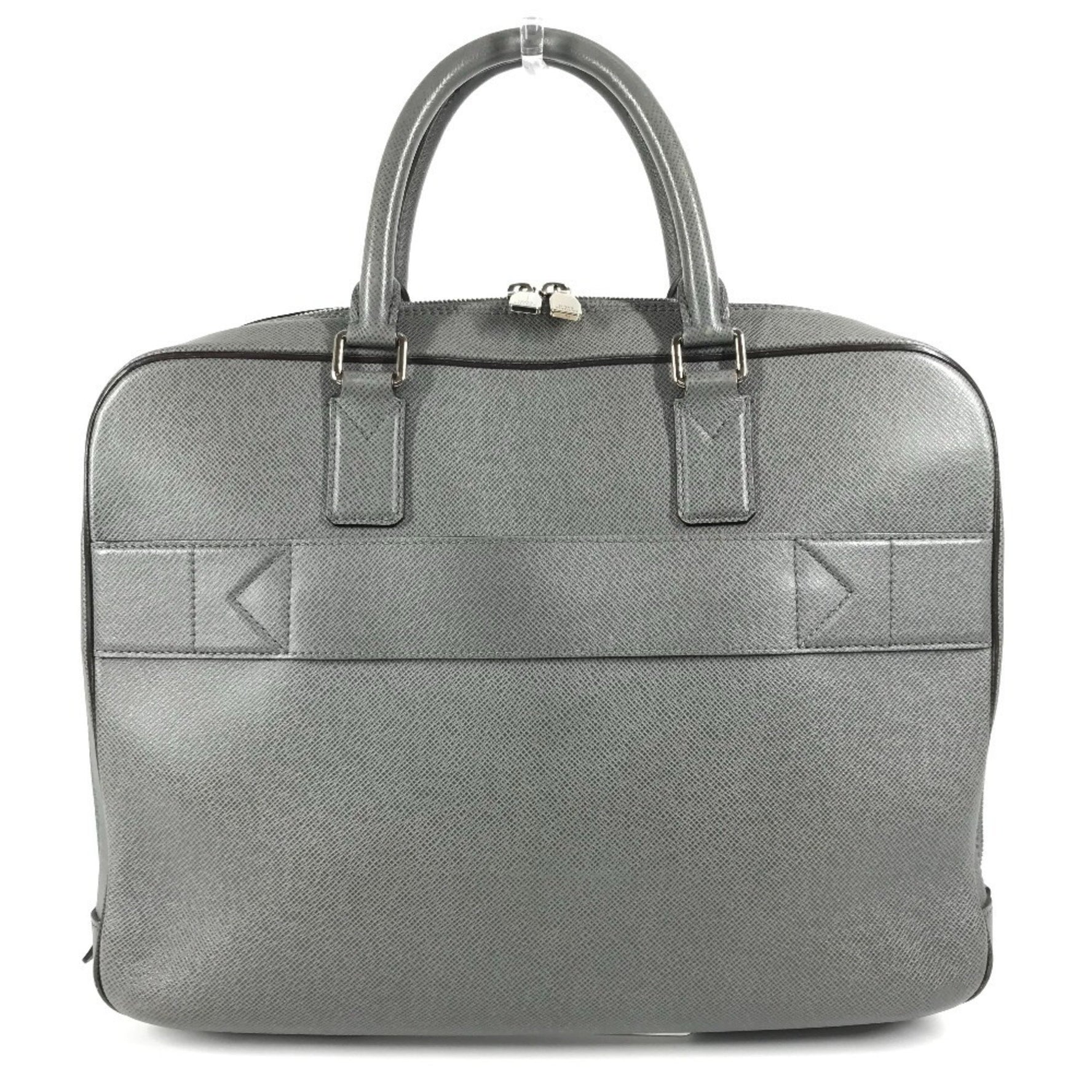 Louis Vuitton Taiga Neo Igor Handbag Bag Tote Document Business Leather Men's Glacier Gray