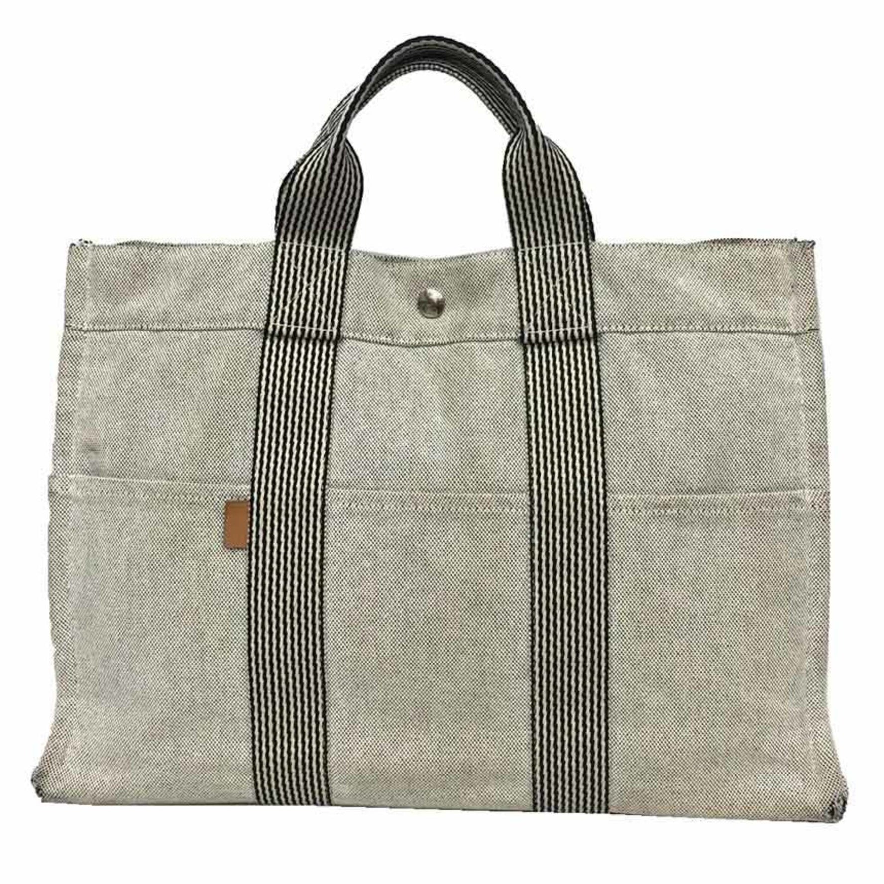 HERMES New Fool Tote MM Bag Grey