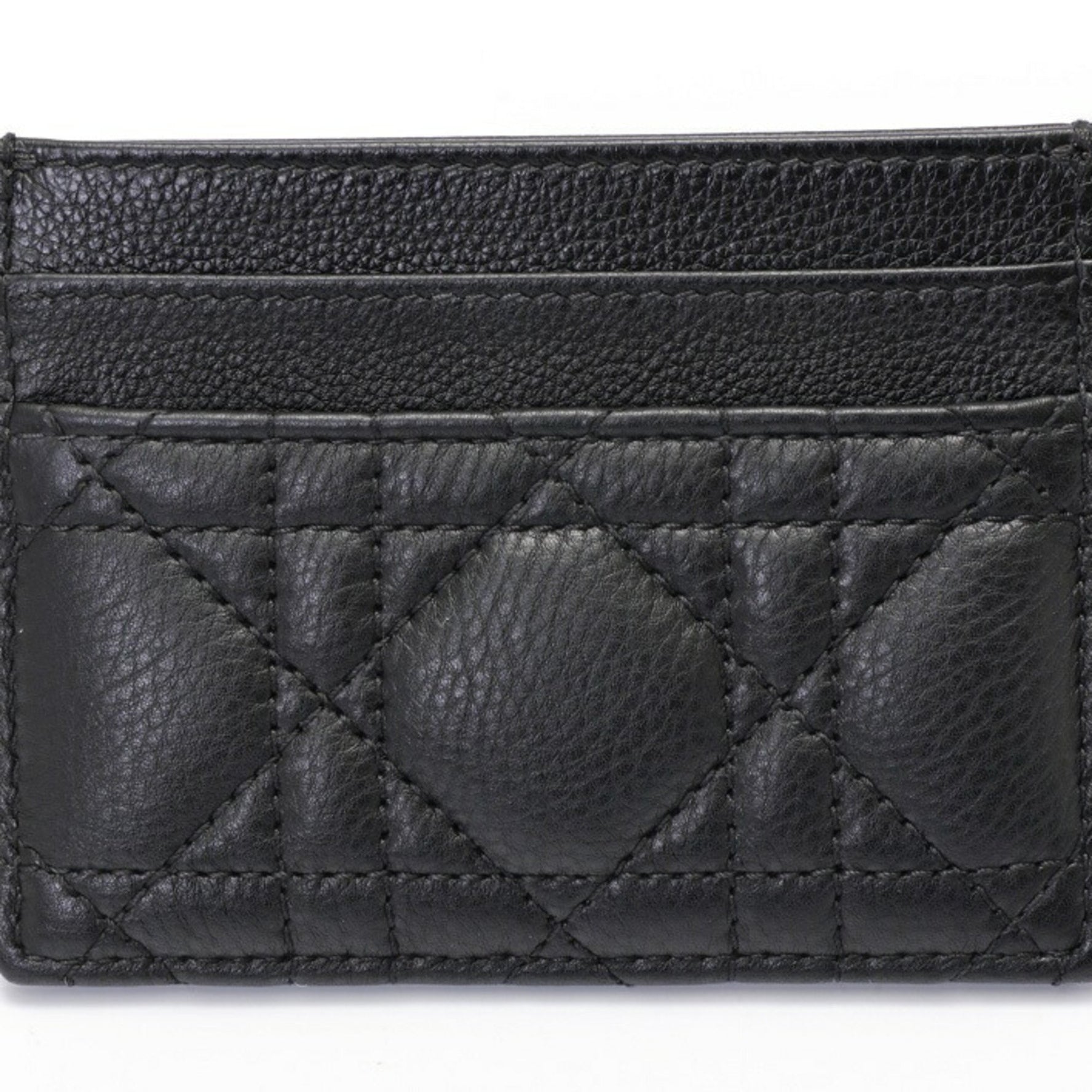 Christian Dior Dior L'amour Caro Freesia Card Holder Case Cannage Calfskin