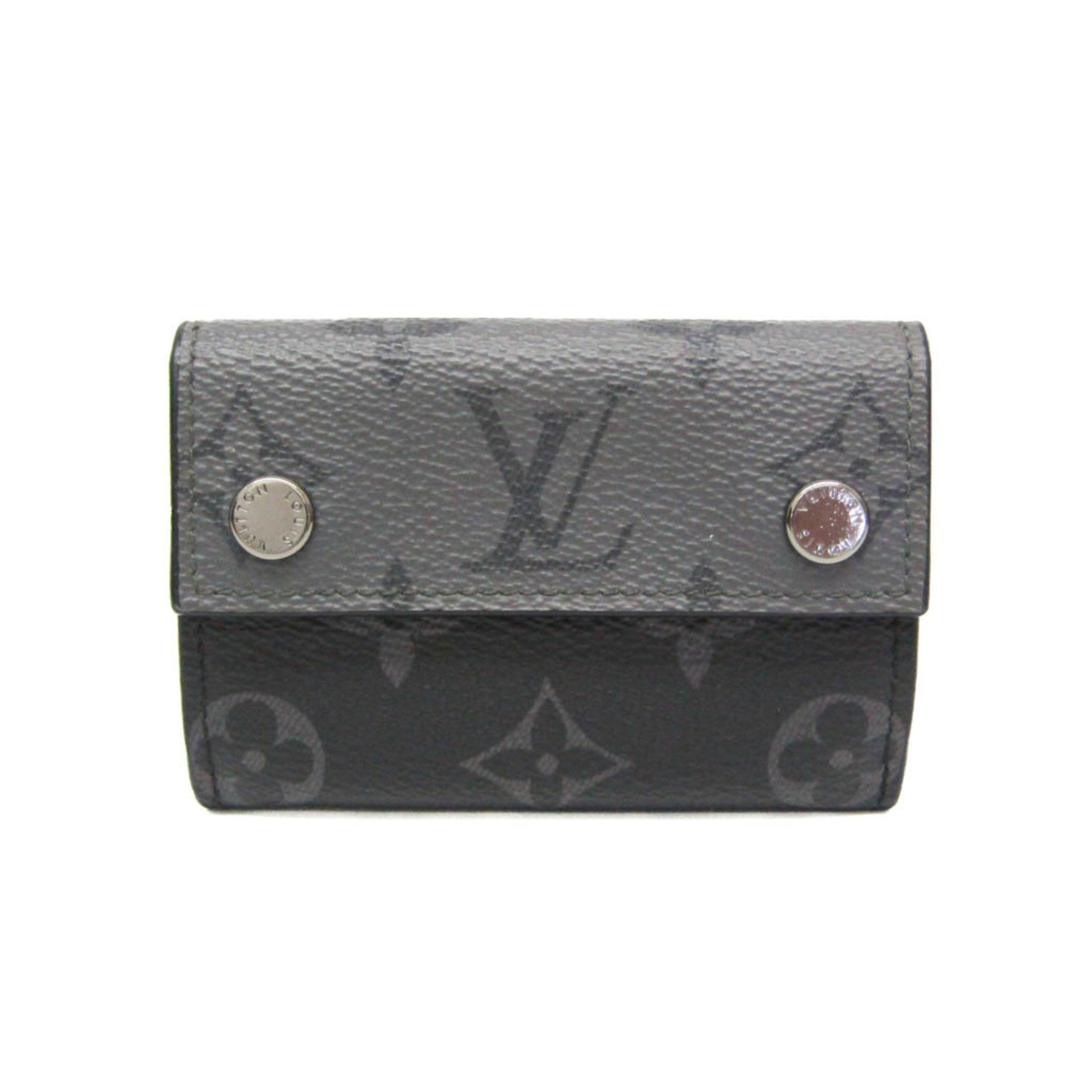 Louis Vuitton Monogram Eclipse Discovery Compact Wallet Men,Women Monogram Eclipse Wallet (tri-fold) Monogram Eclipse
