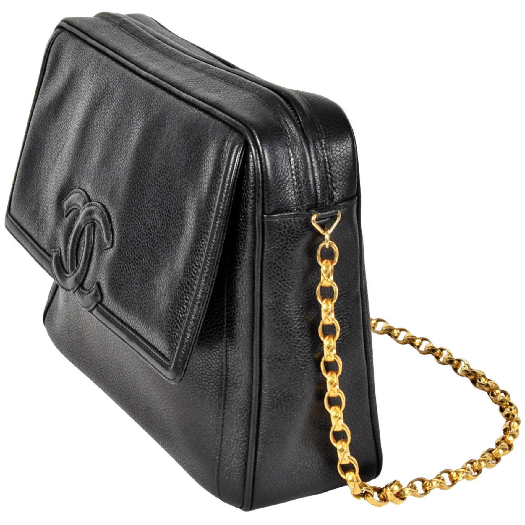CHANEL Shoulder Bag Caviar Skin