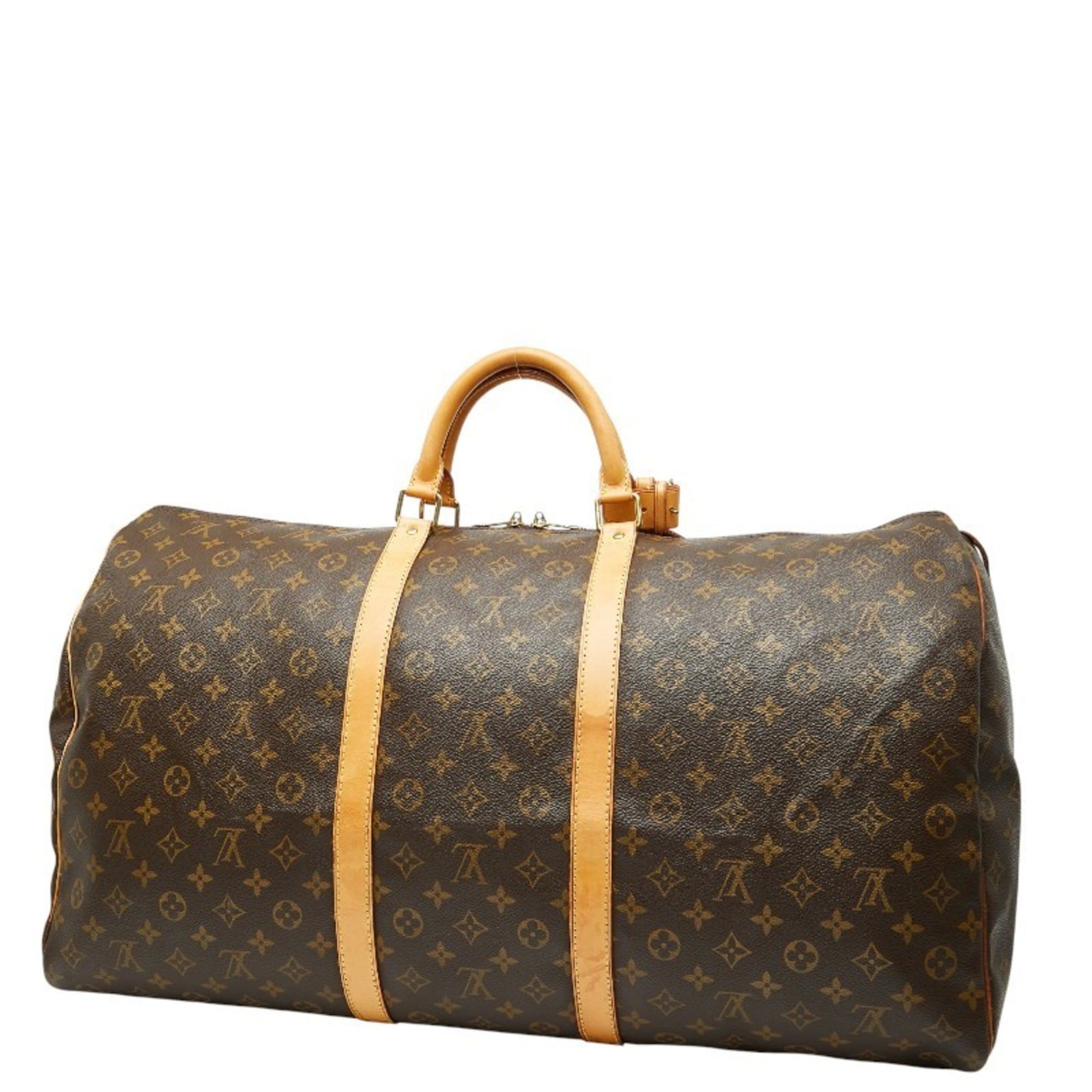 Louis Vuitton Monogram Keepall 60 Boston Bag/Travel Bag Leather LOUIS VUITTON