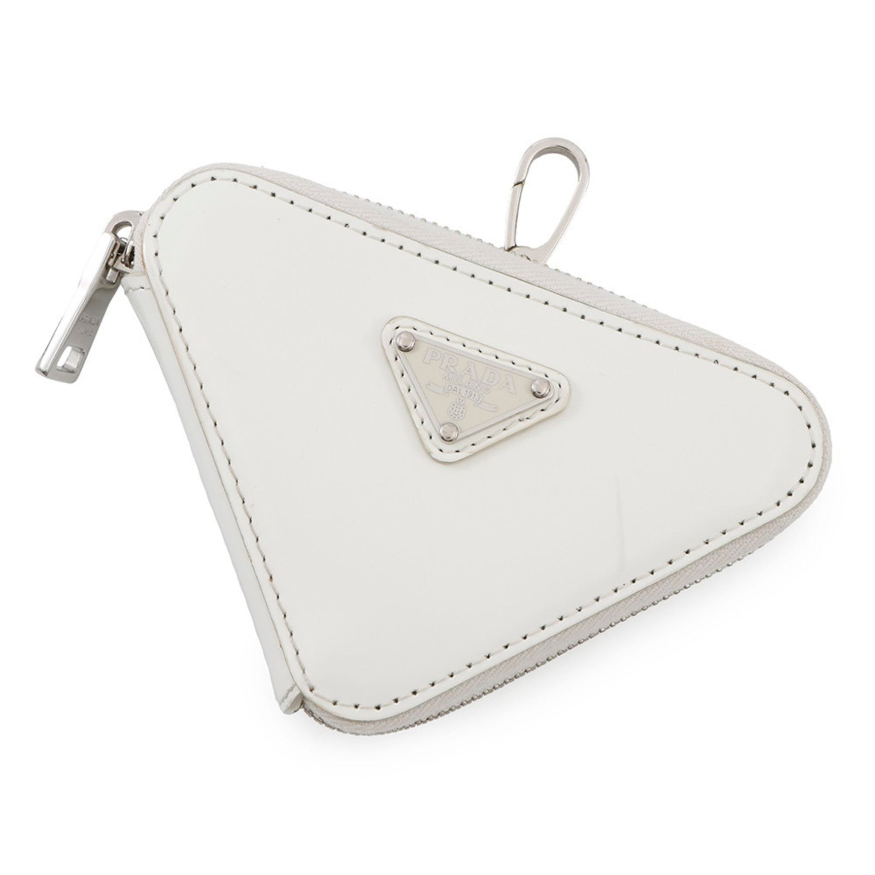 Prada Triangle Wallet/Coin Case Coin Purse Mini Pouch