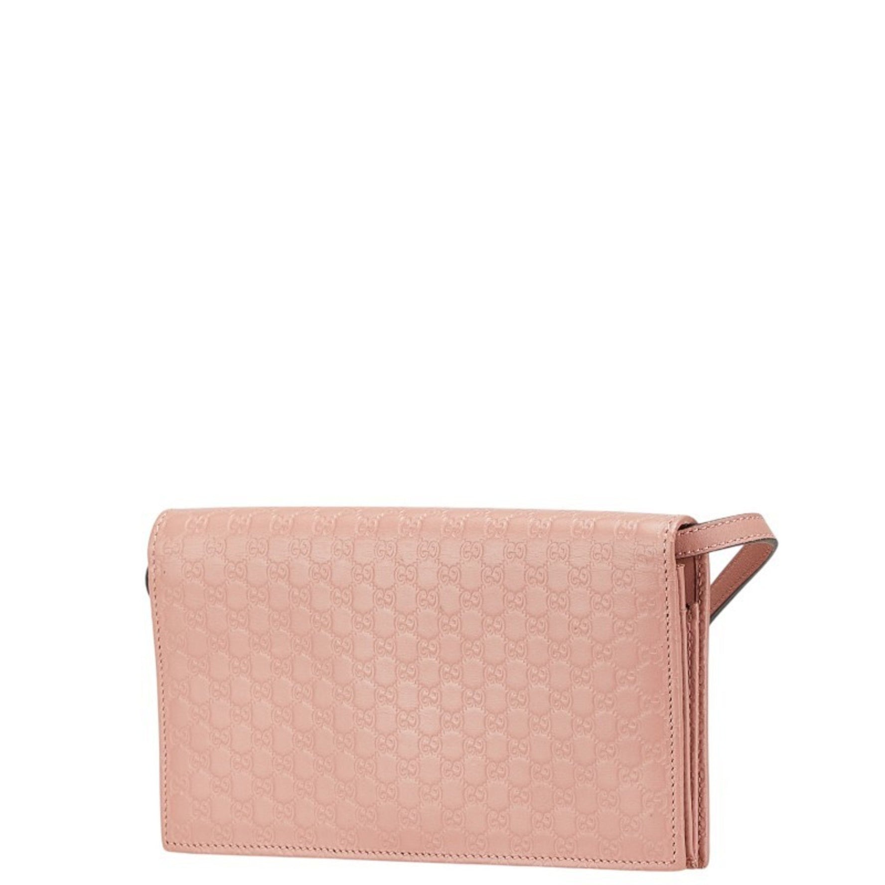 Gucci Micro Guccissima Shoulder Wallet Long Leather