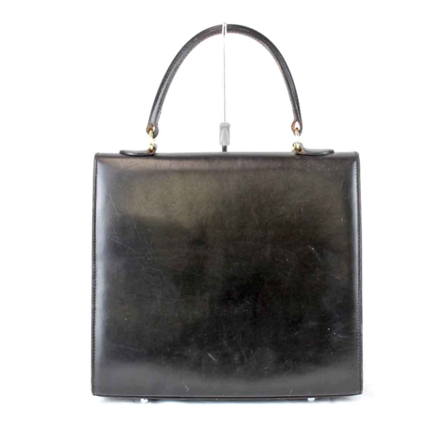 CELINE Mantell Gancini handbag leather