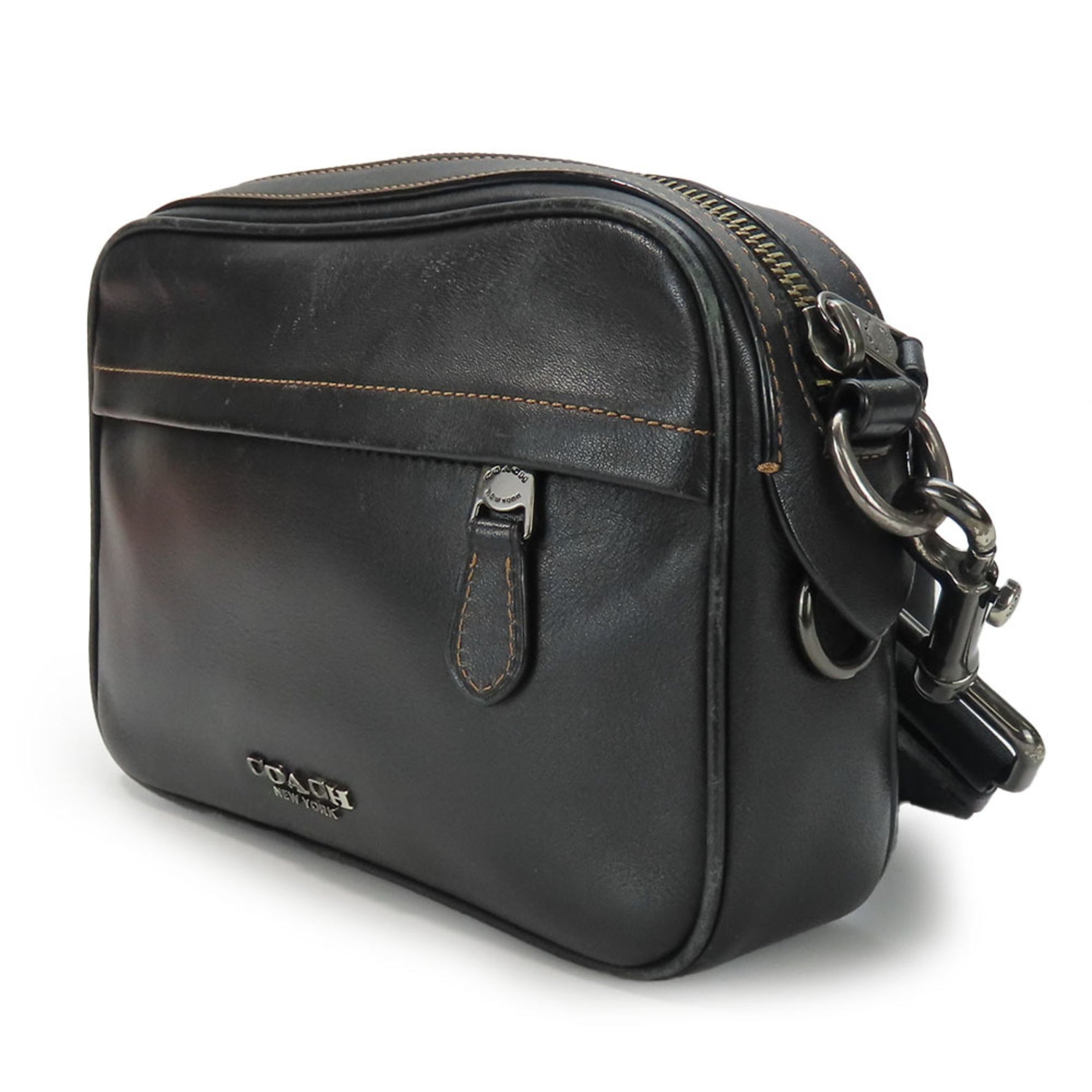 Coach Shoulder Bag Graham Leather Body Women Men