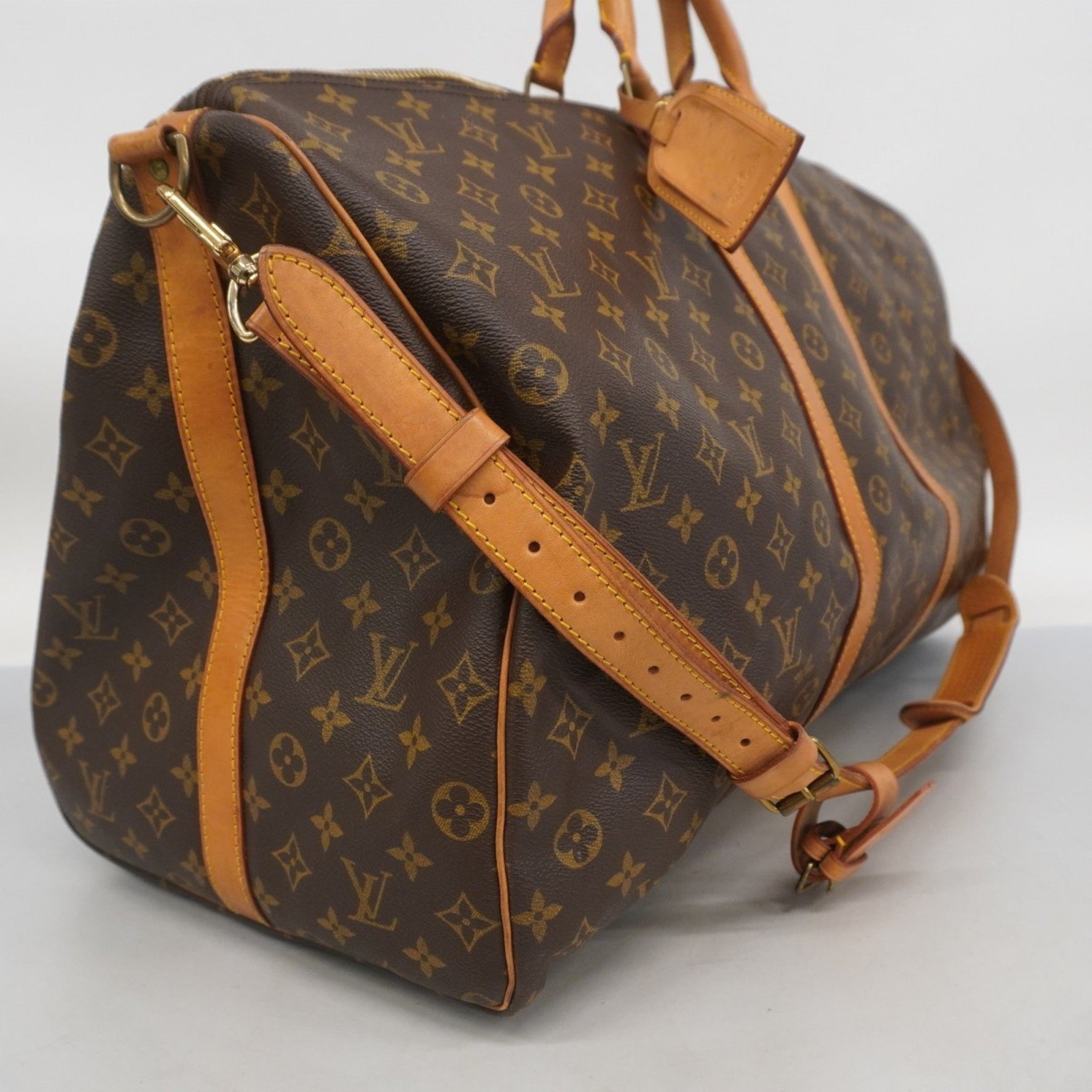 Louis Vuitton Monogram Keepall Bandouliere 60 Boston Bag Men's and