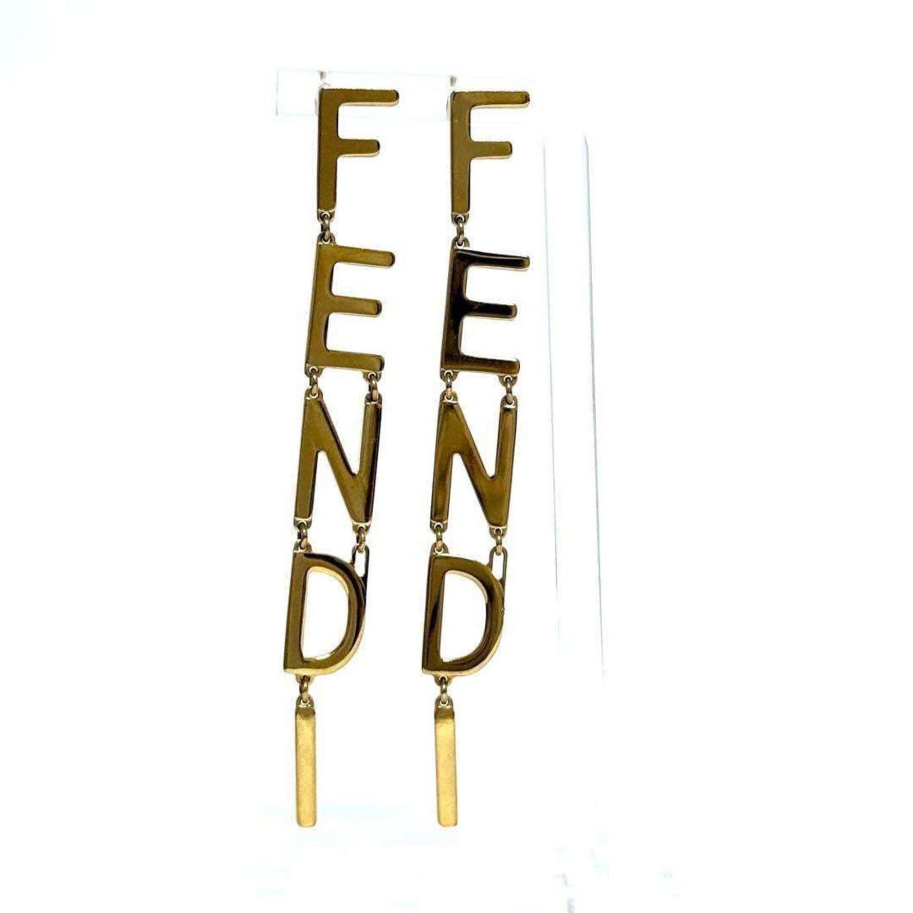 Fendi Fendigraphy Drop Earrings