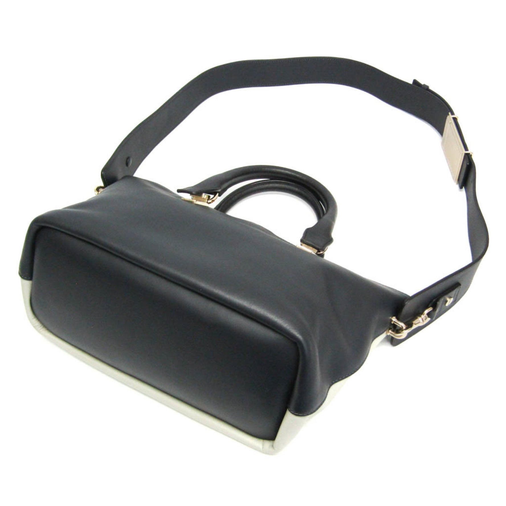 Chloé Baylee Leather Handbag,Shoulder Bag Black,Dark Gray,Light Gray