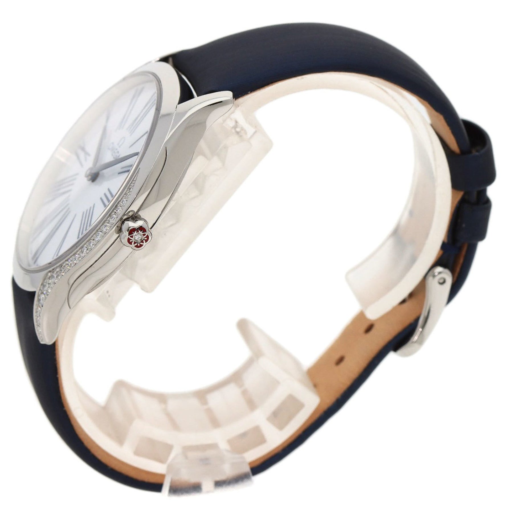 OMEGA 428.17.36.60.04.001 De Ville Tresor Watch Stainless Steel Satin x Leather