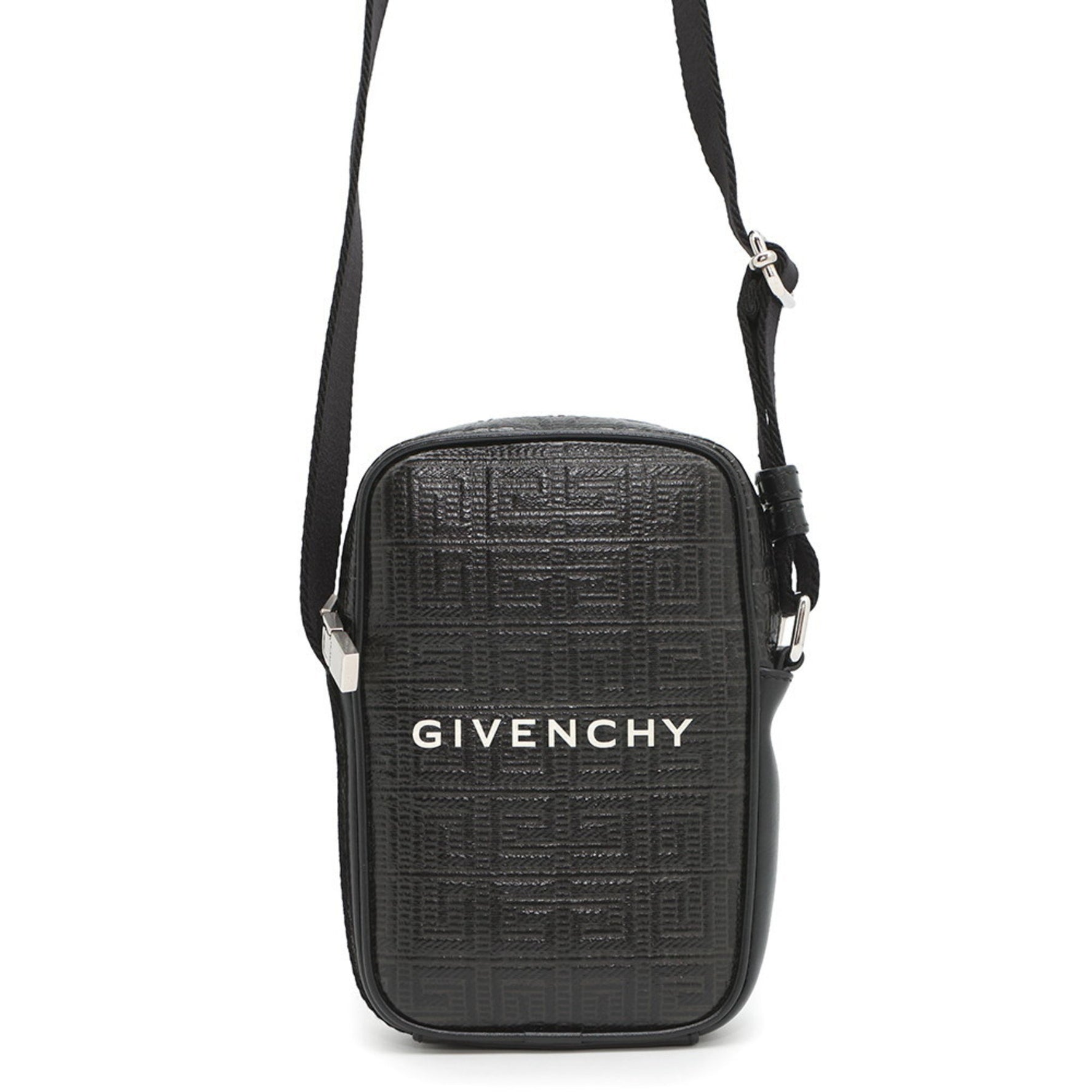 Givenchy 4G Pochette Leather Shoulder Bag BKU03GK1LF001 GIVENCHY Black