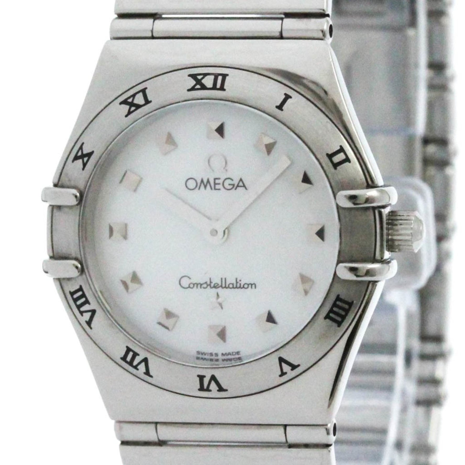 Polished OMEGA Constellation My Choice MOP Quartz Ladies Watch 1571.71