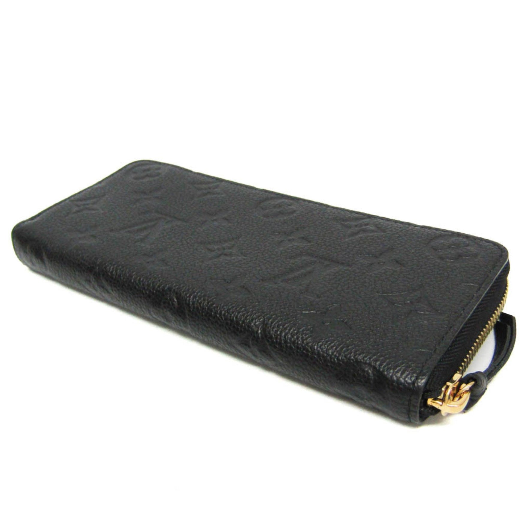 Louis Vuitton Monogram Empreinte Clemence Wallet Monogram Empreinte Long Wallet (bi-fold) Noir