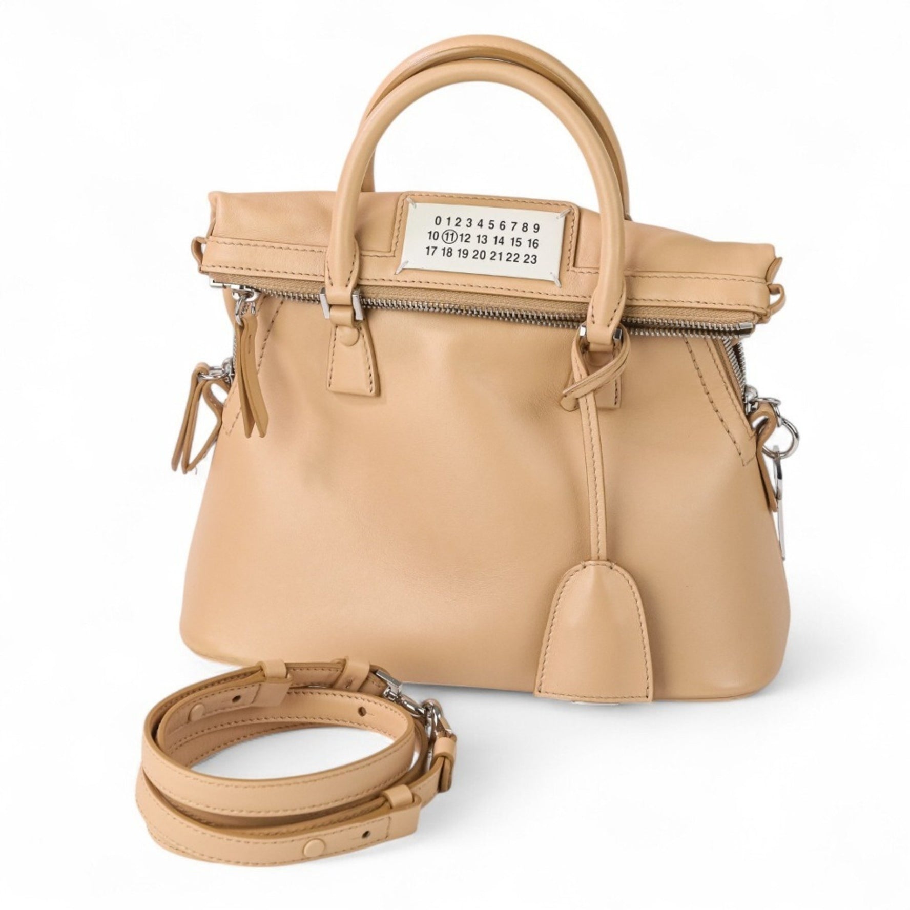 Maison Margiela 11 5AC Mini 2WAY Shoulder Bag Handbag S56WG0082 Beige Women's