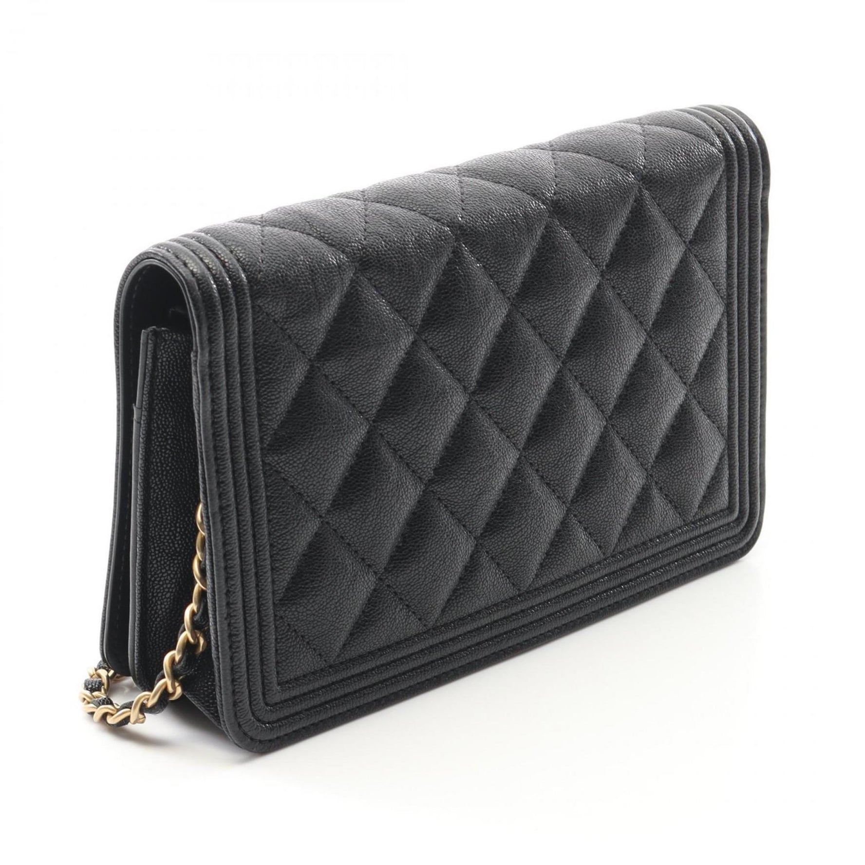 CHANEL Boy Shoulder Bag in Grained Calfskin Leather