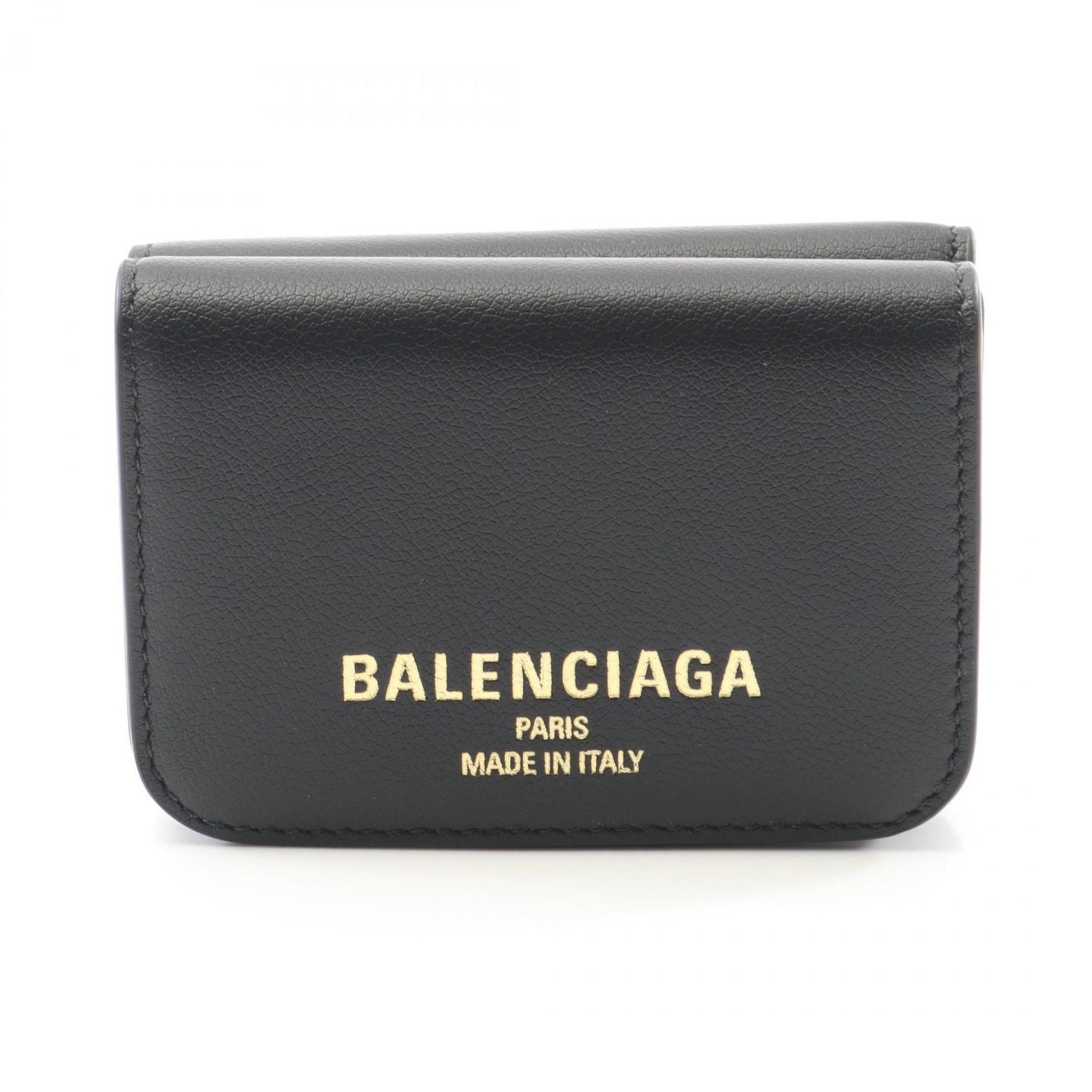 BALENCIAGA Tri-fold Wallet Leather Men's