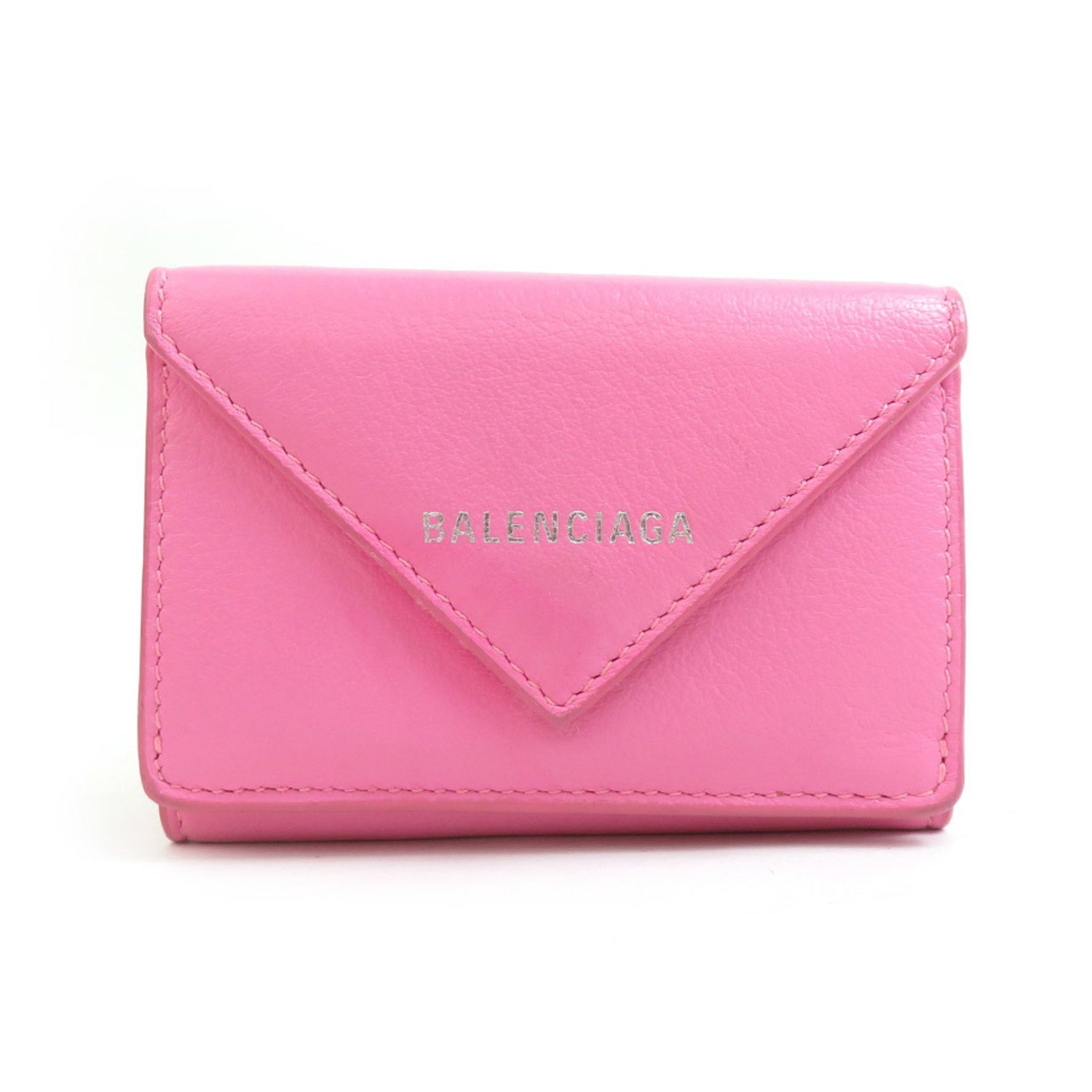 Balenciaga Tri-fold Wallet, Leather, Men's/Women's