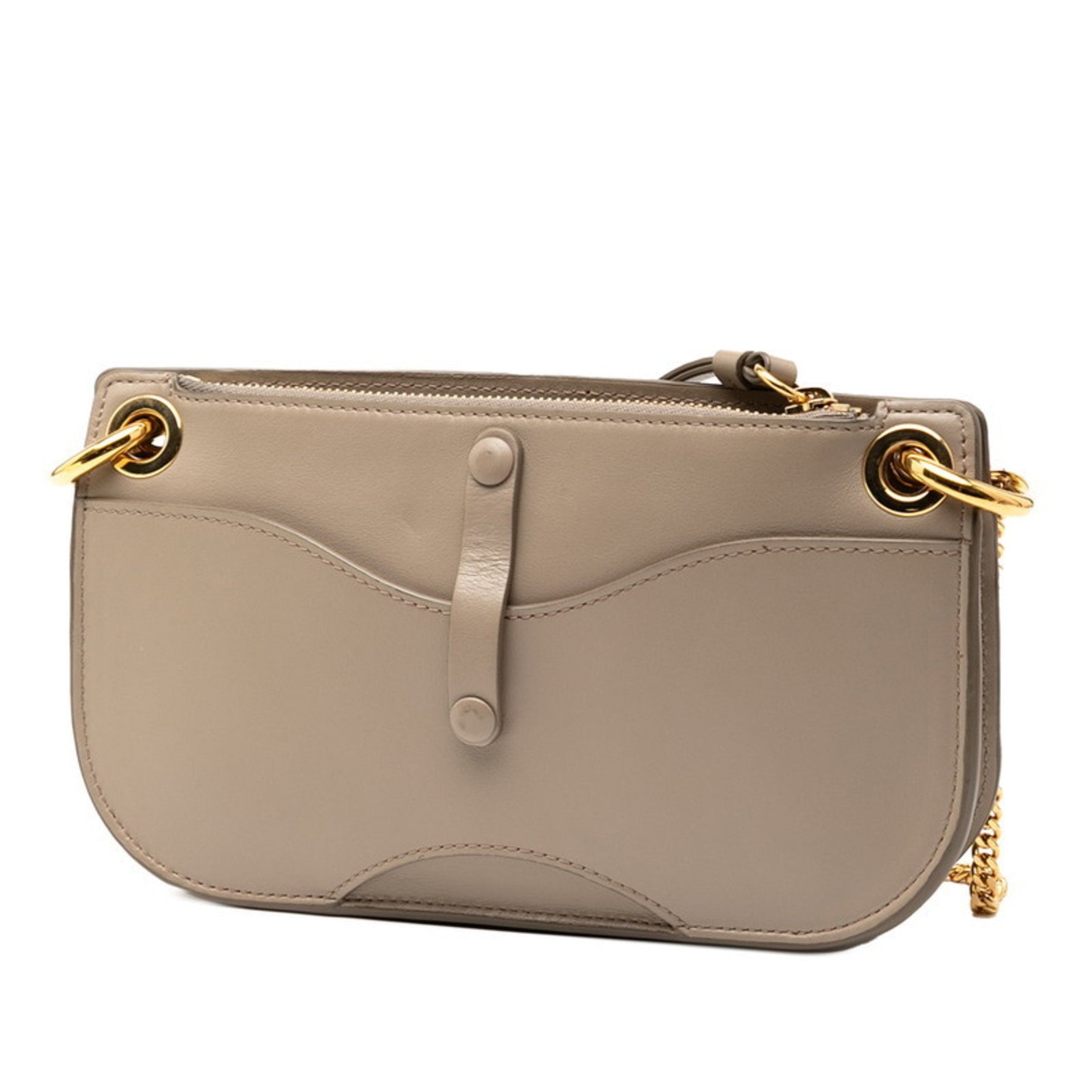 Chloé Chloe Tess Shoulder Bag in Greige Leather