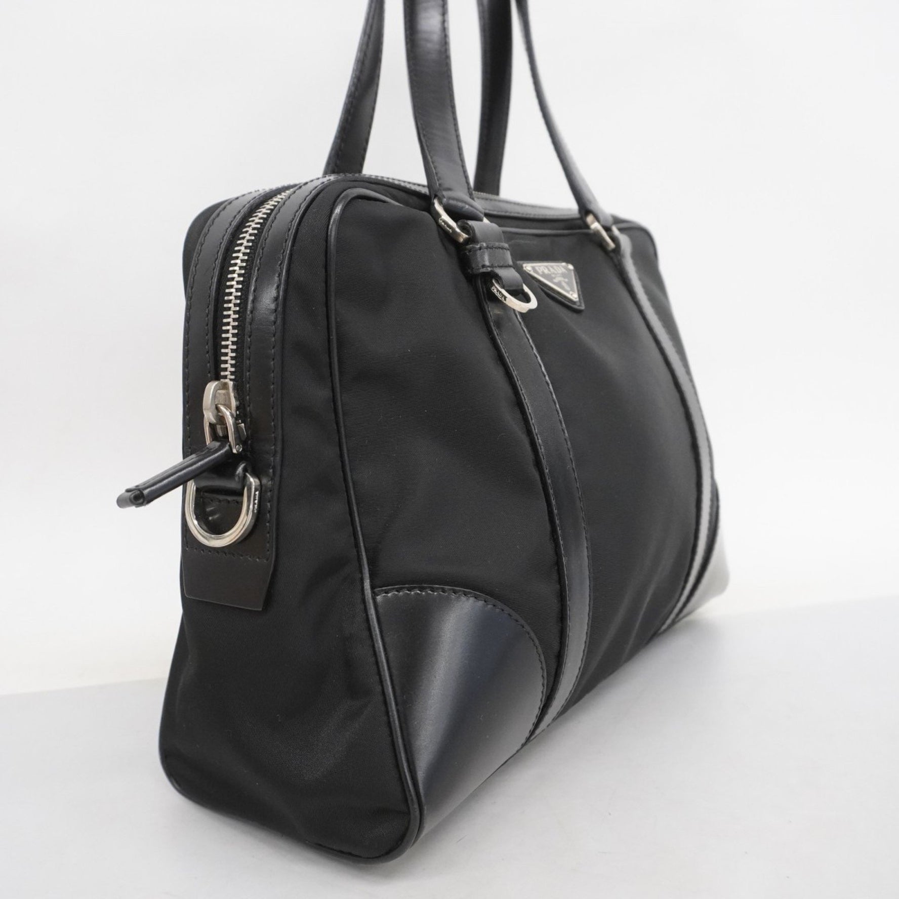 Prada Shoulder Bag Nylon Black Women's