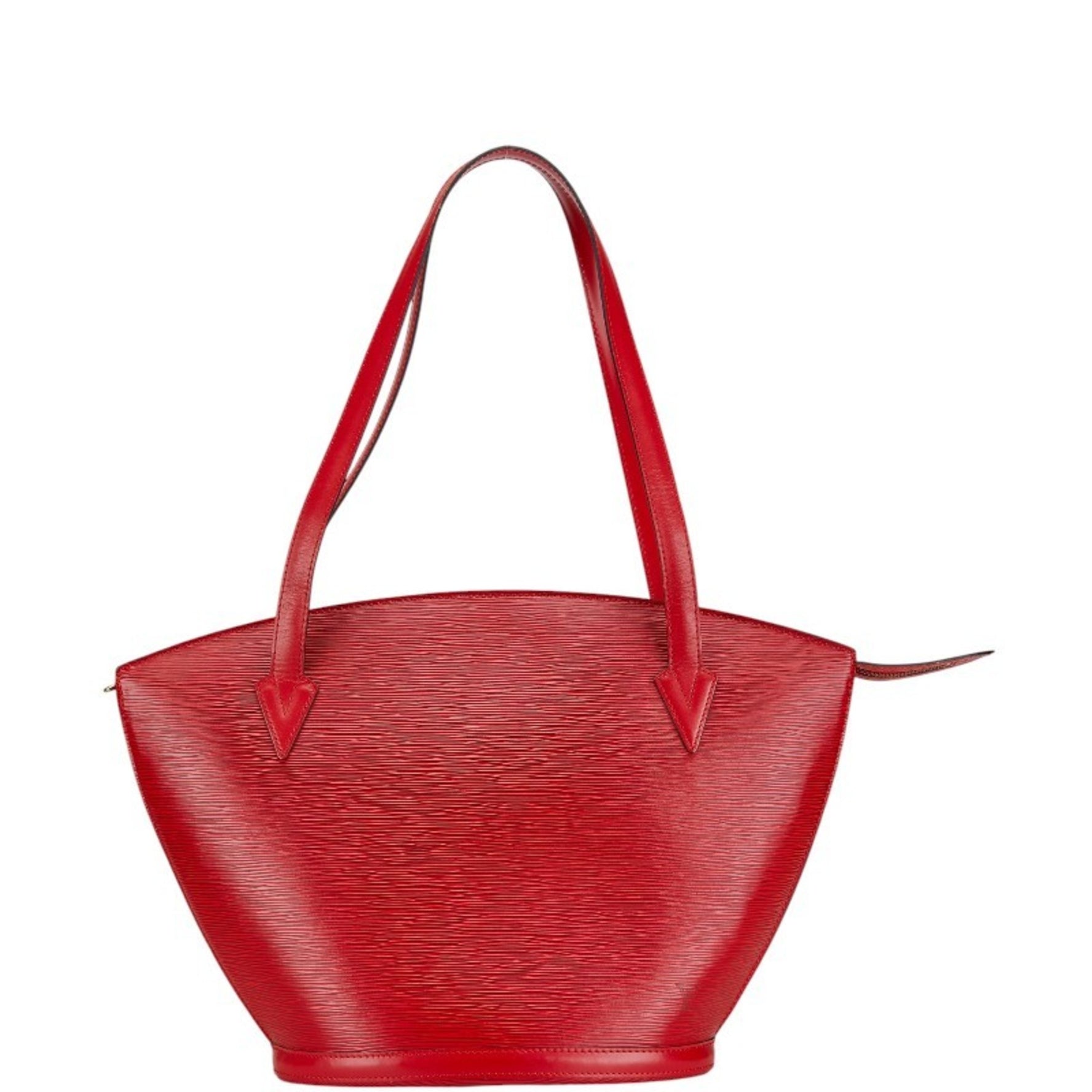 Louis Vuitton Epi Saint Jacques Shoulder Bag Tote Castilian Red Leather