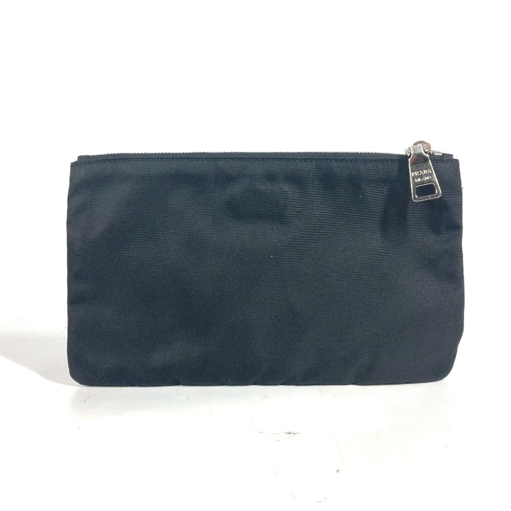 PRADA Makeup Pouch, Skull, Clutch Bag, Nylon, Men's