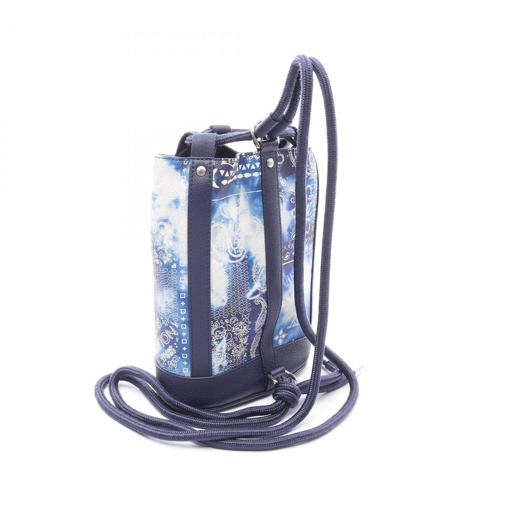 Louis Vuitton Randonne PM Shoulder Bag in Leather and Coated Canvas with Monogram Bandana