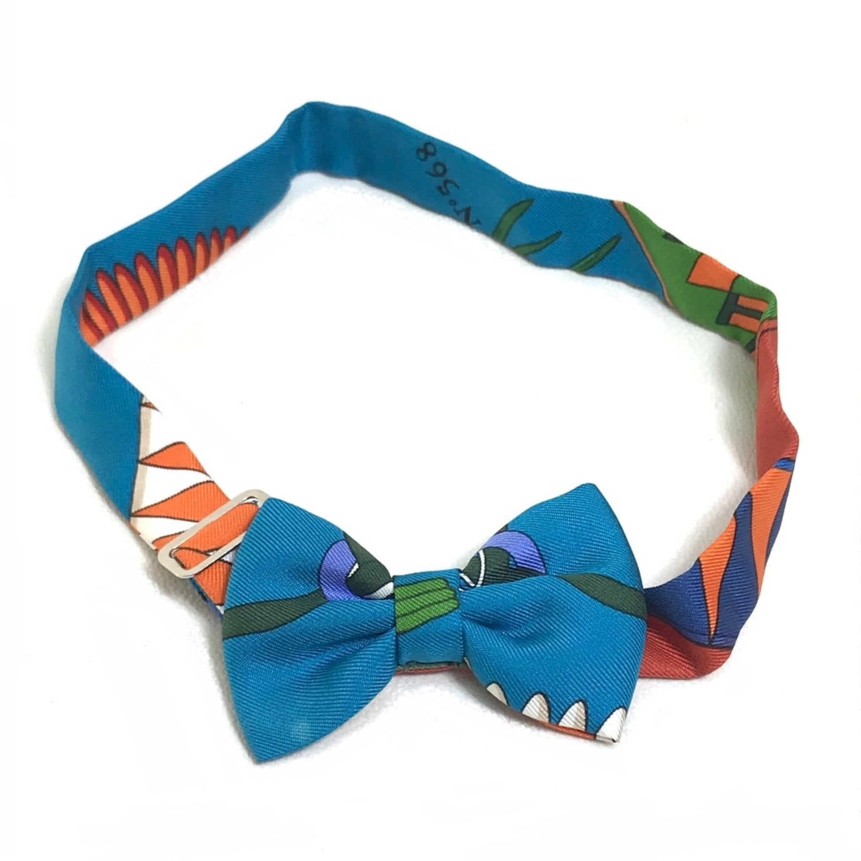 Hermes Bowtie ribbon Necktie x Multicolore
