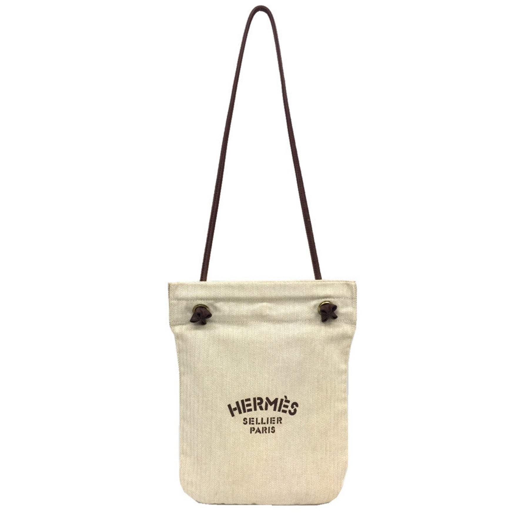 HERMES Aline PM shoulder bag cotton canvas