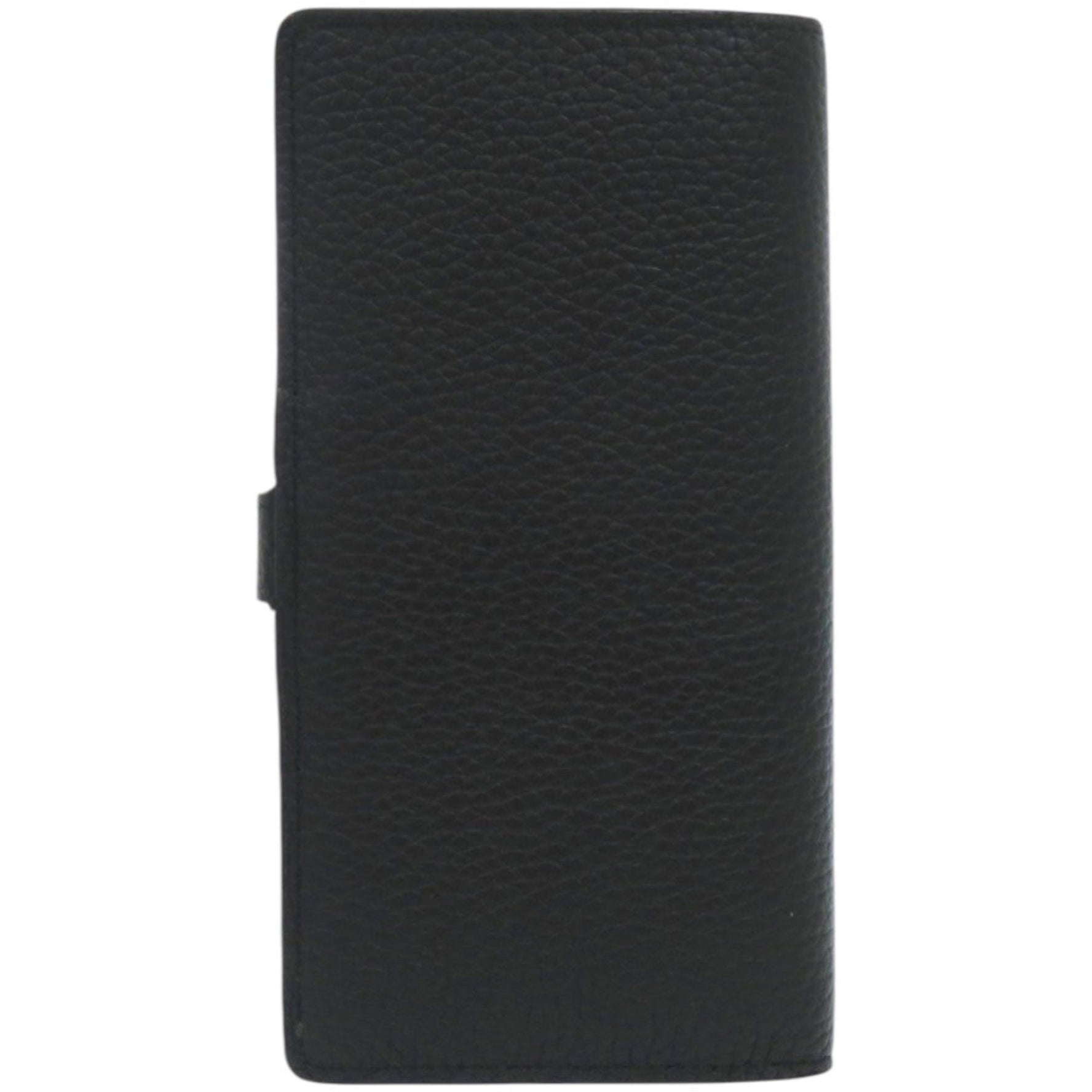 Louis Vuitton LV Vertical Wallet Leather Taurillon Noir Black Long 1100 LOUIS VUITTON