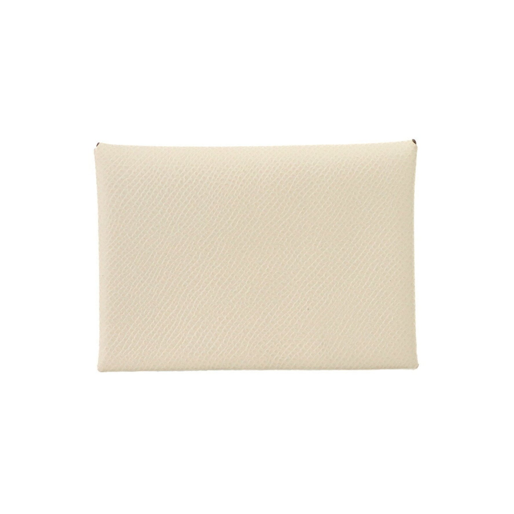 Hermes Hermès Calvi Duo Card Case, Epson Crepe, Double Stamped, Case